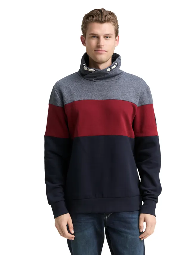 tom-tailor-1047771-snood-sweatshirt-mit-colour-blocking-f-r-herren image 1
