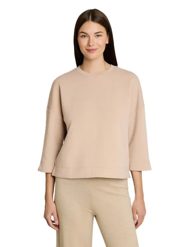 tom-tailor-damen-1051198-loose-fit-sweatshirt-mit-7-8-arm image 1