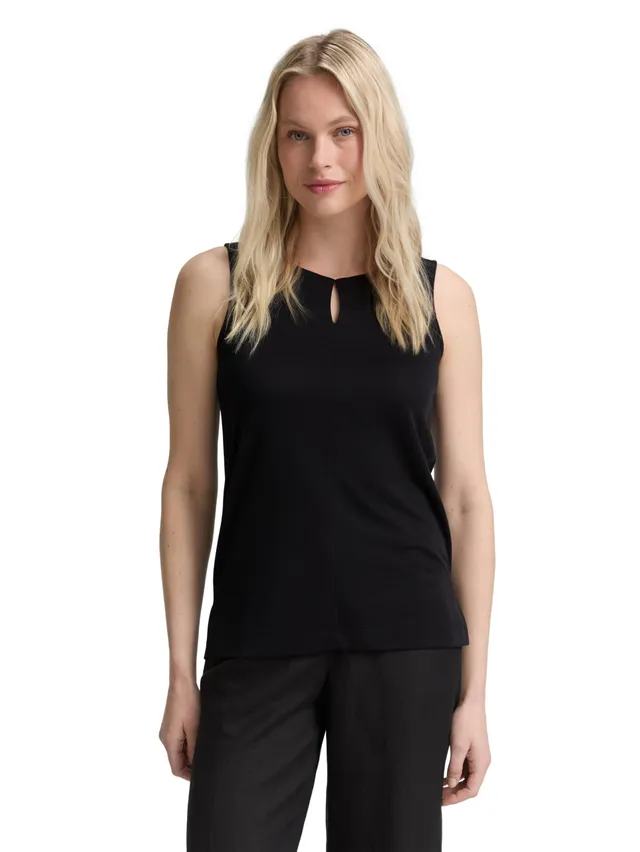tom-tailor-damen-top-mit-cut-out-detail image 1