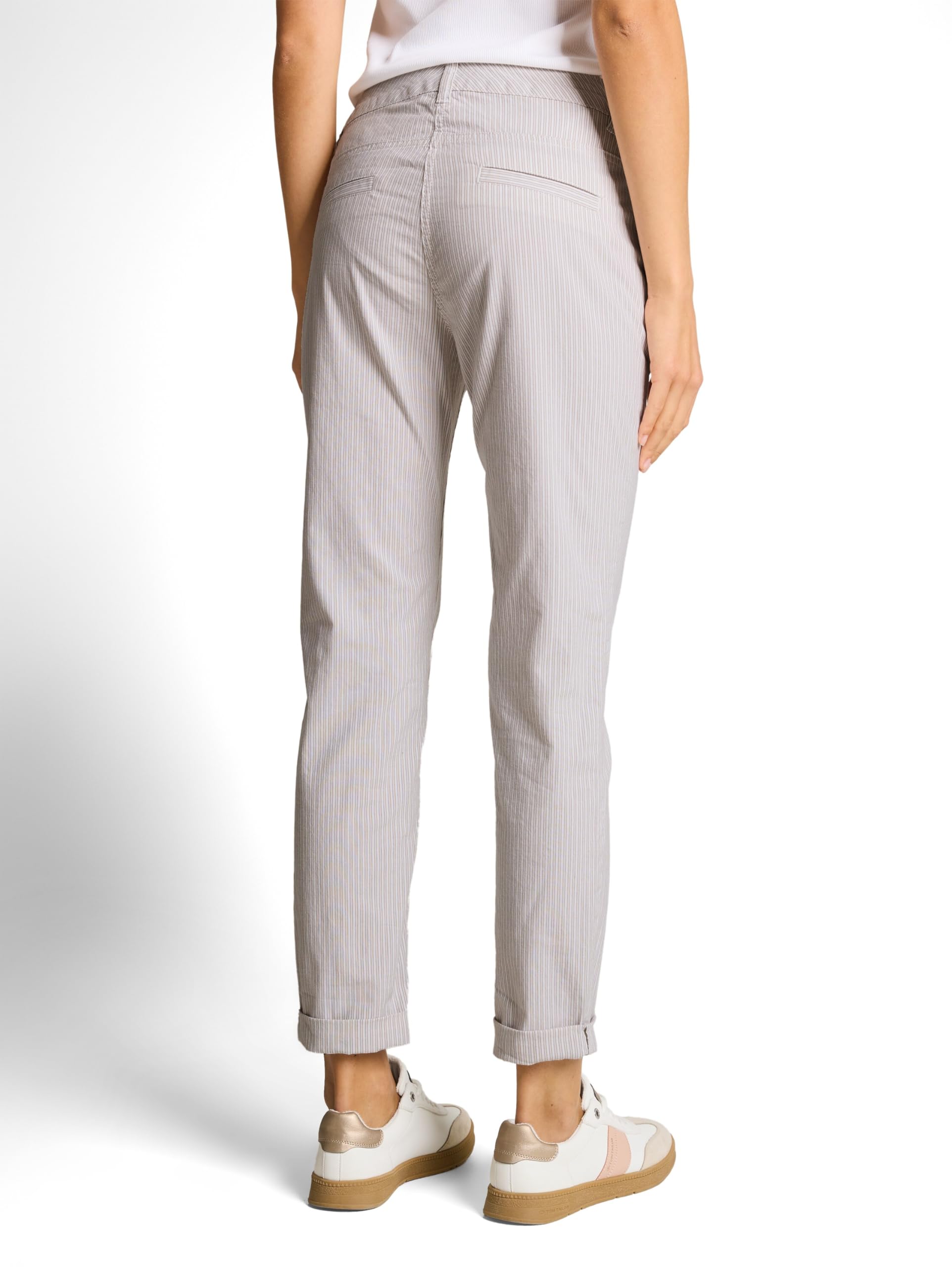 tom-tailor-damen-tttapered-relaxed-stoffhose-mit-streifen image 2