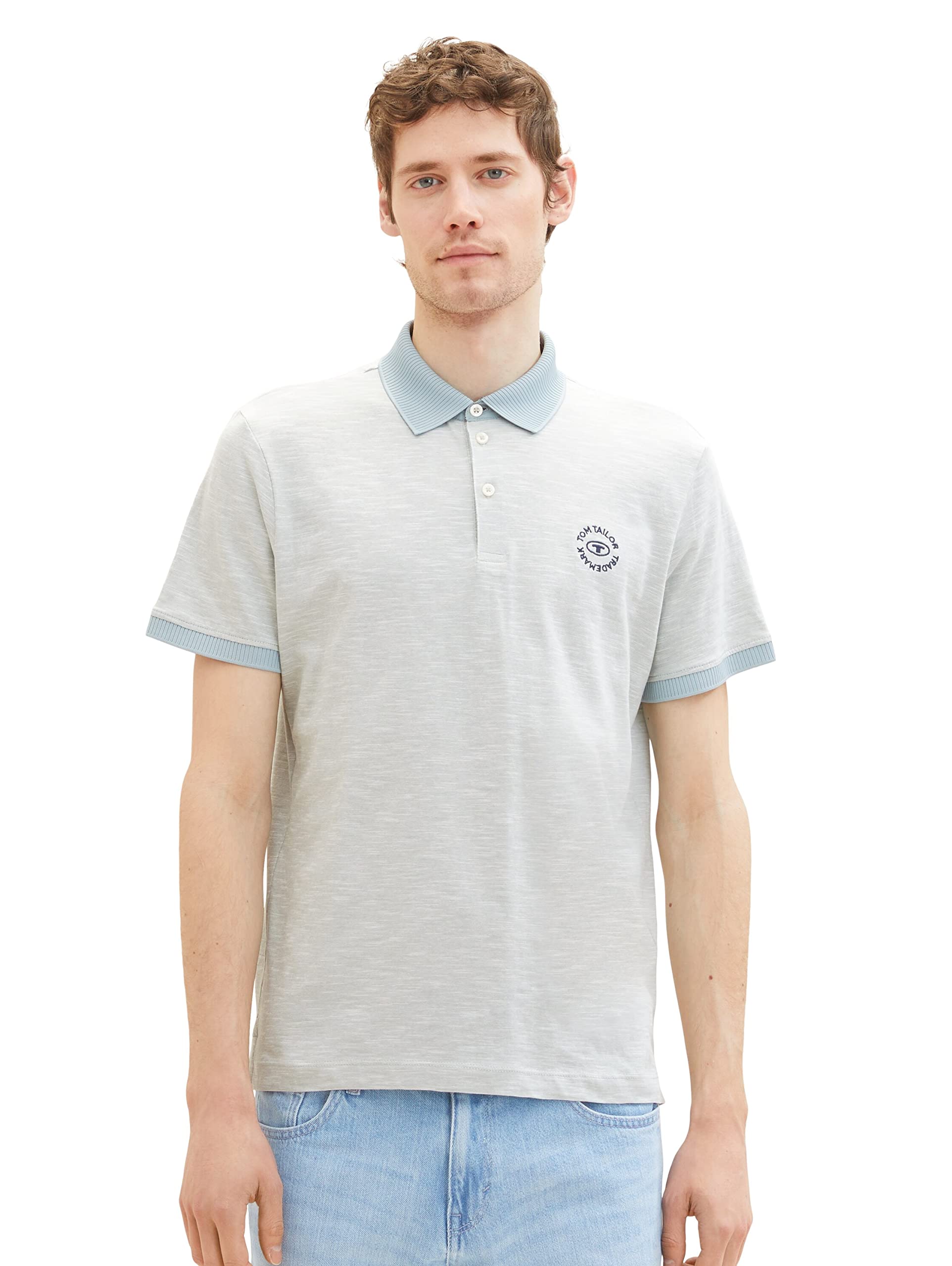 tom-tailor-herren-poloshirt-mit-streifen image 1