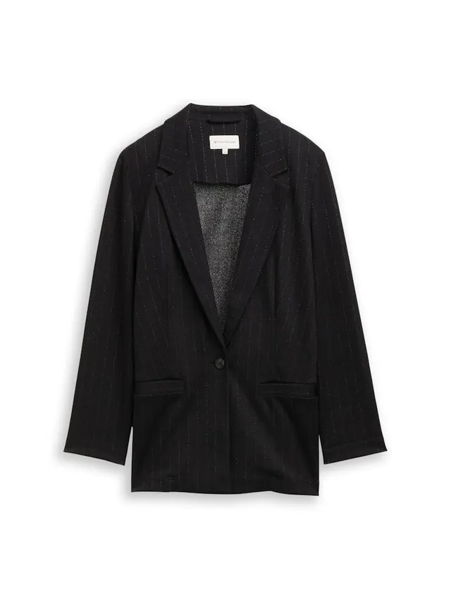 tom-tailor-1048646-damen-loose-fit-blazer-mit-glitzer-effekt image 1