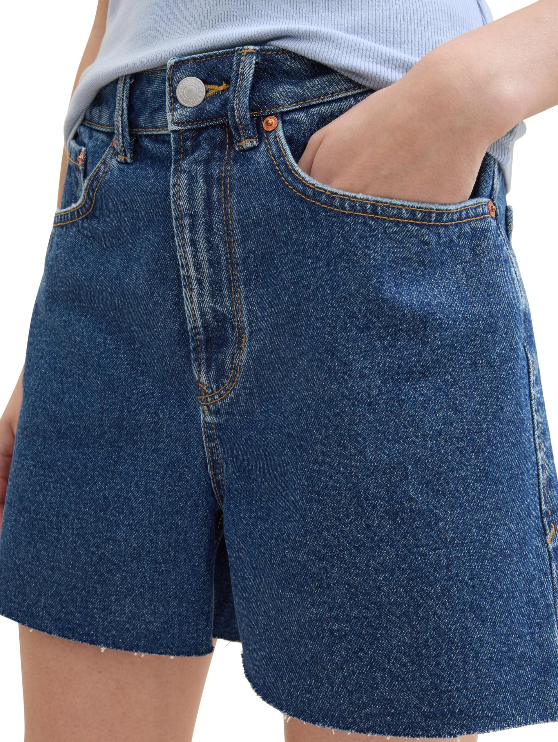 tom-tailor-denim-mom-high-waist-jeans-shorts-damen image 6