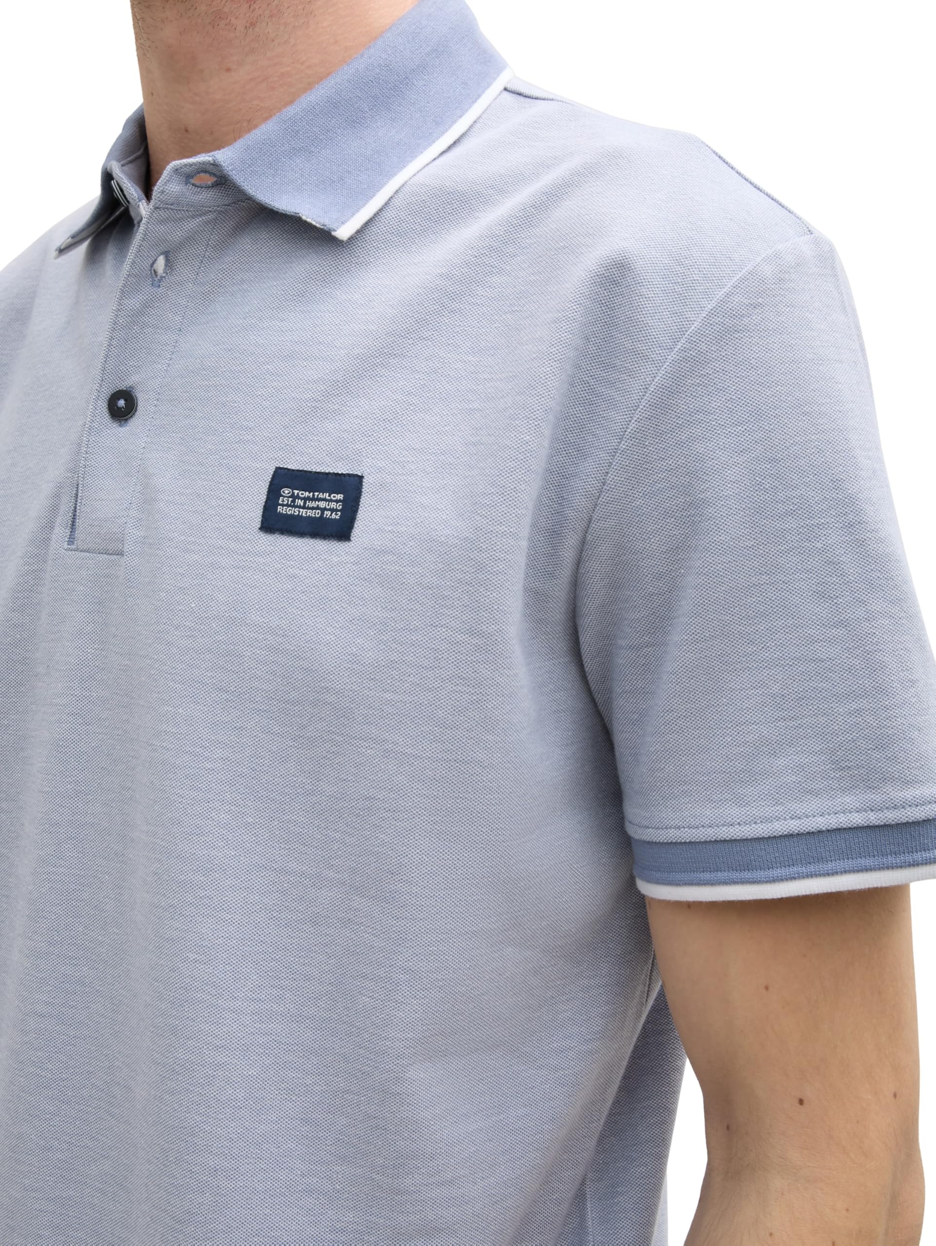 tom-tailor-herren-piqu-poloshirt-mit-logo-label image 5