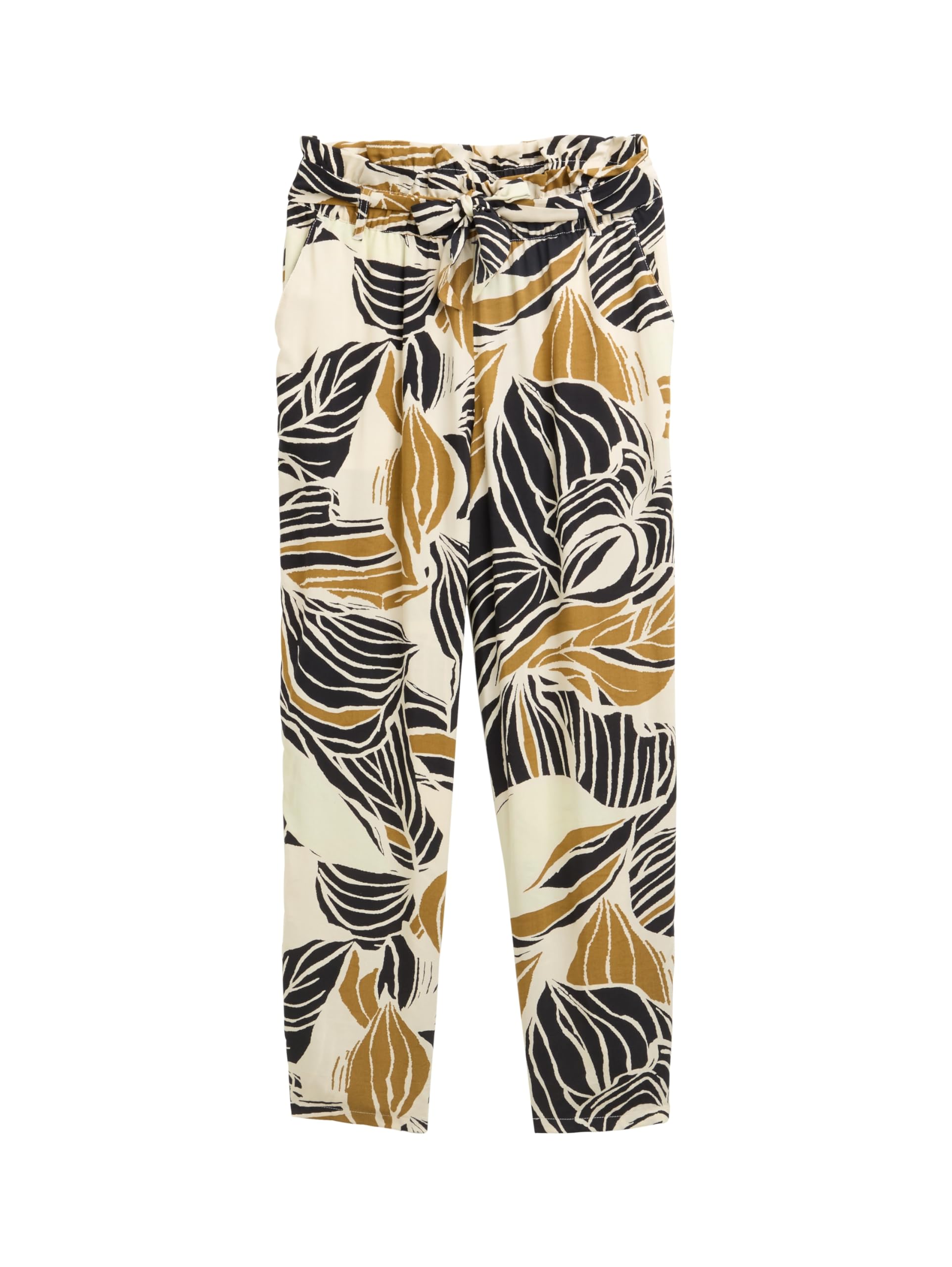 tom-tailor-damen-loose-slim-paperbag-hose image 4