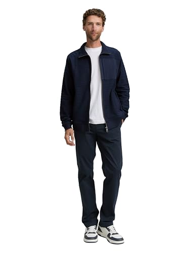 tom-tailor-herren-1049373-sweatjacke-mit-brusttasche-1er-pack-kapuze-bequem image 7
