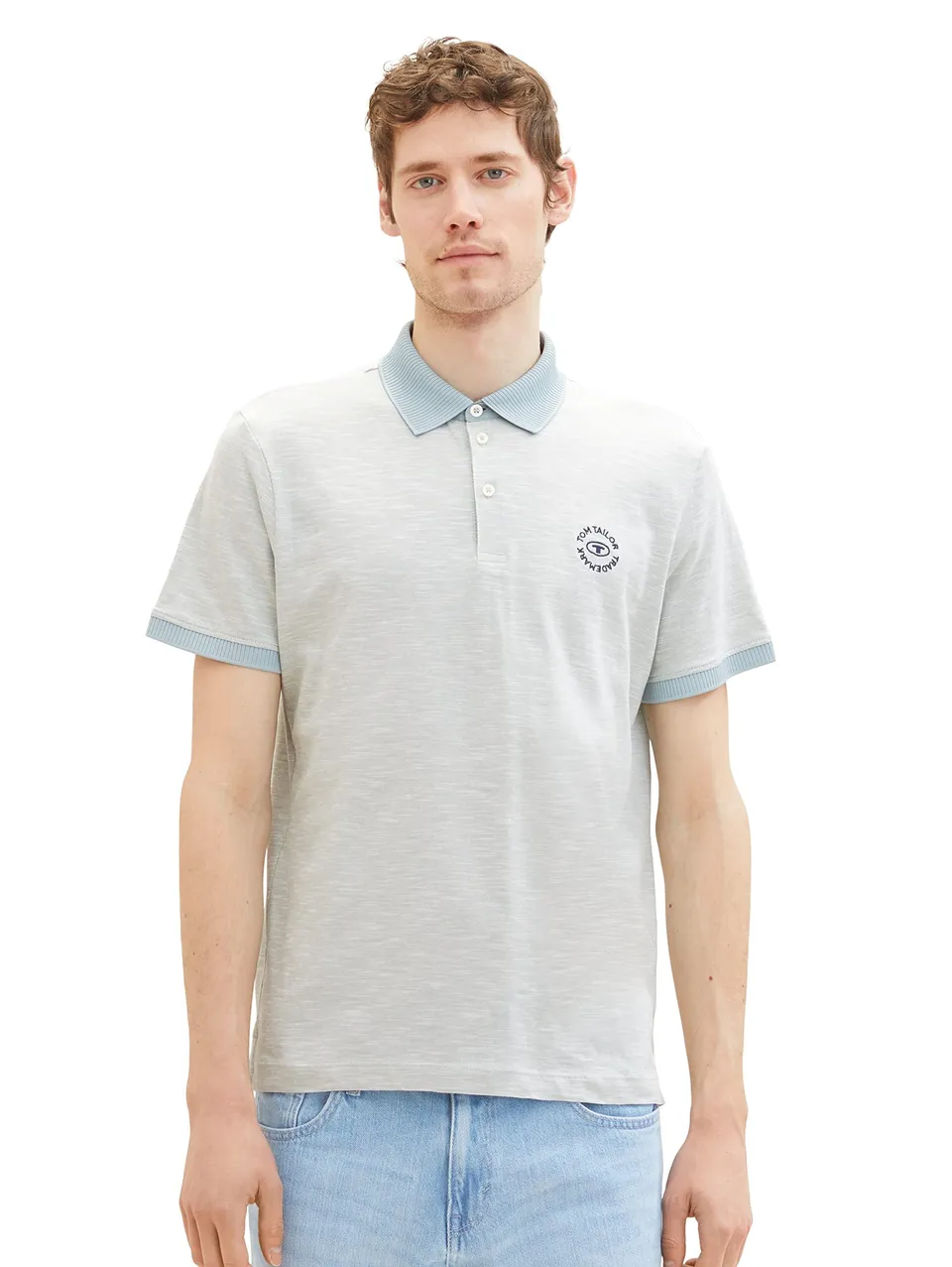 tom-tailor-herren-poloshirt-mit-streifen image 1