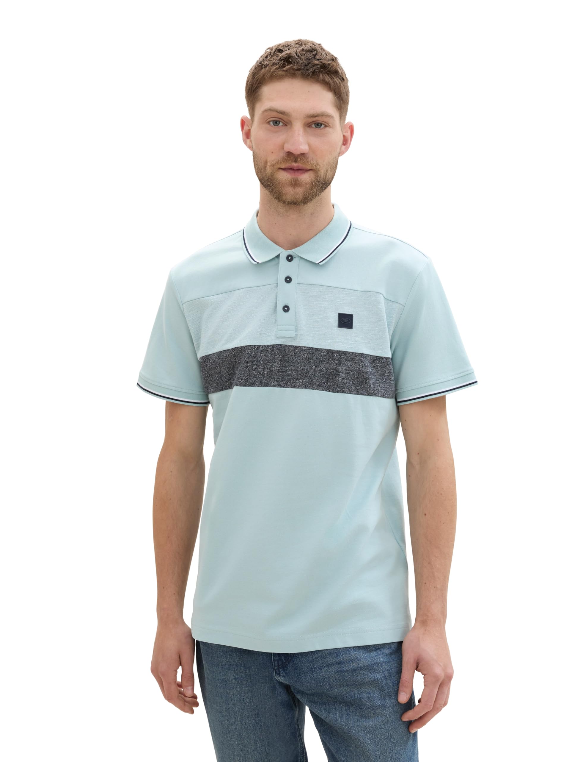 tom-tailor-herren-1043288-piqu-poloshirt-mit-block-streifen image 8