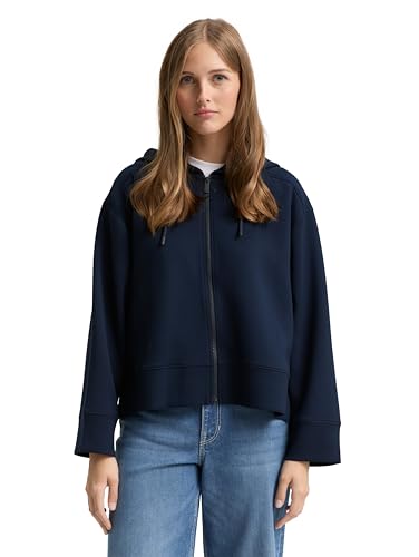 tom-tailor-denim-1048331-loose-fit-scuba-hoodie-sweatjacke-damen image 5