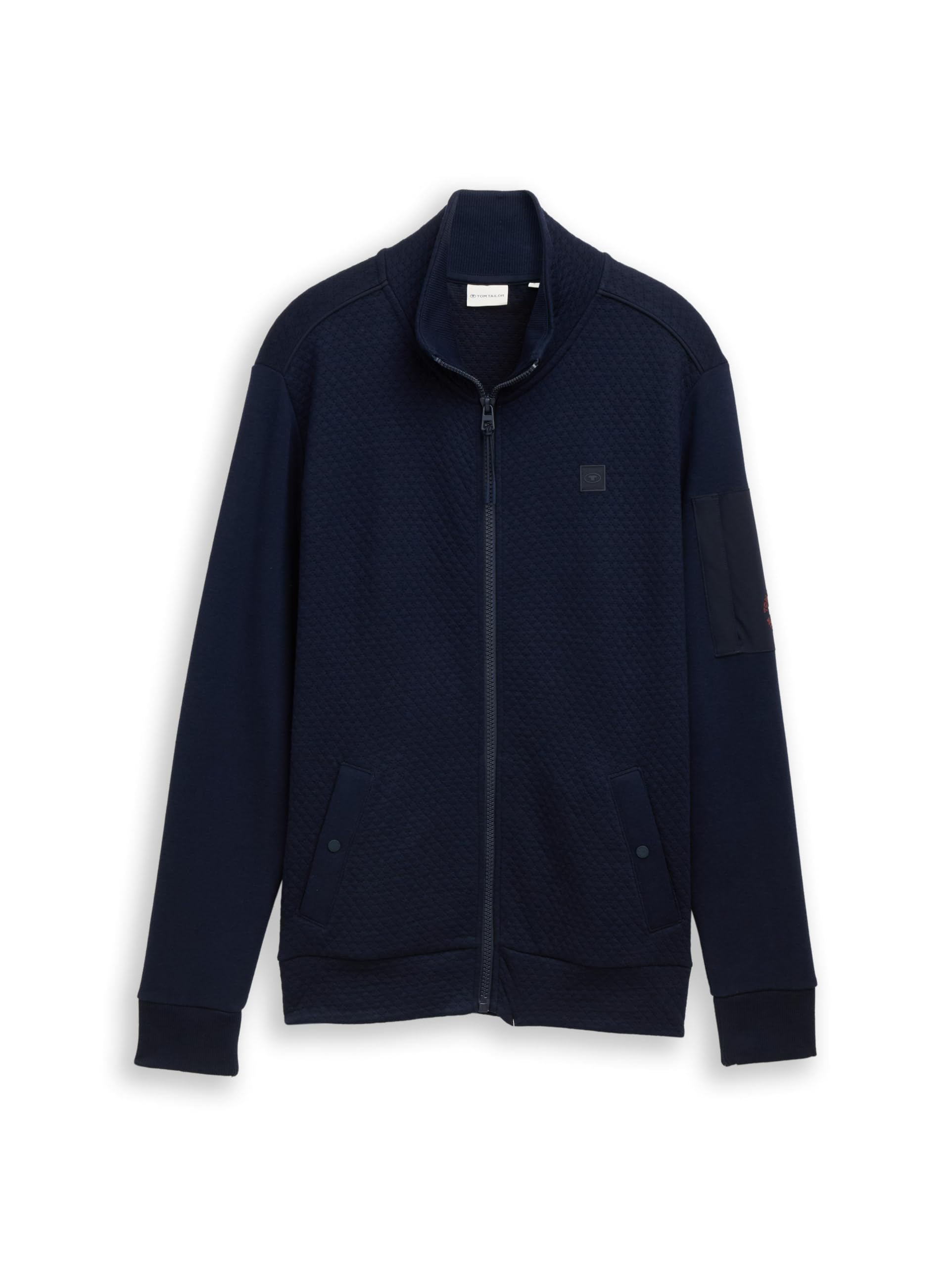 tom-tailor-herren-sweatjacke-1049263-mit-rmeltasche image 4