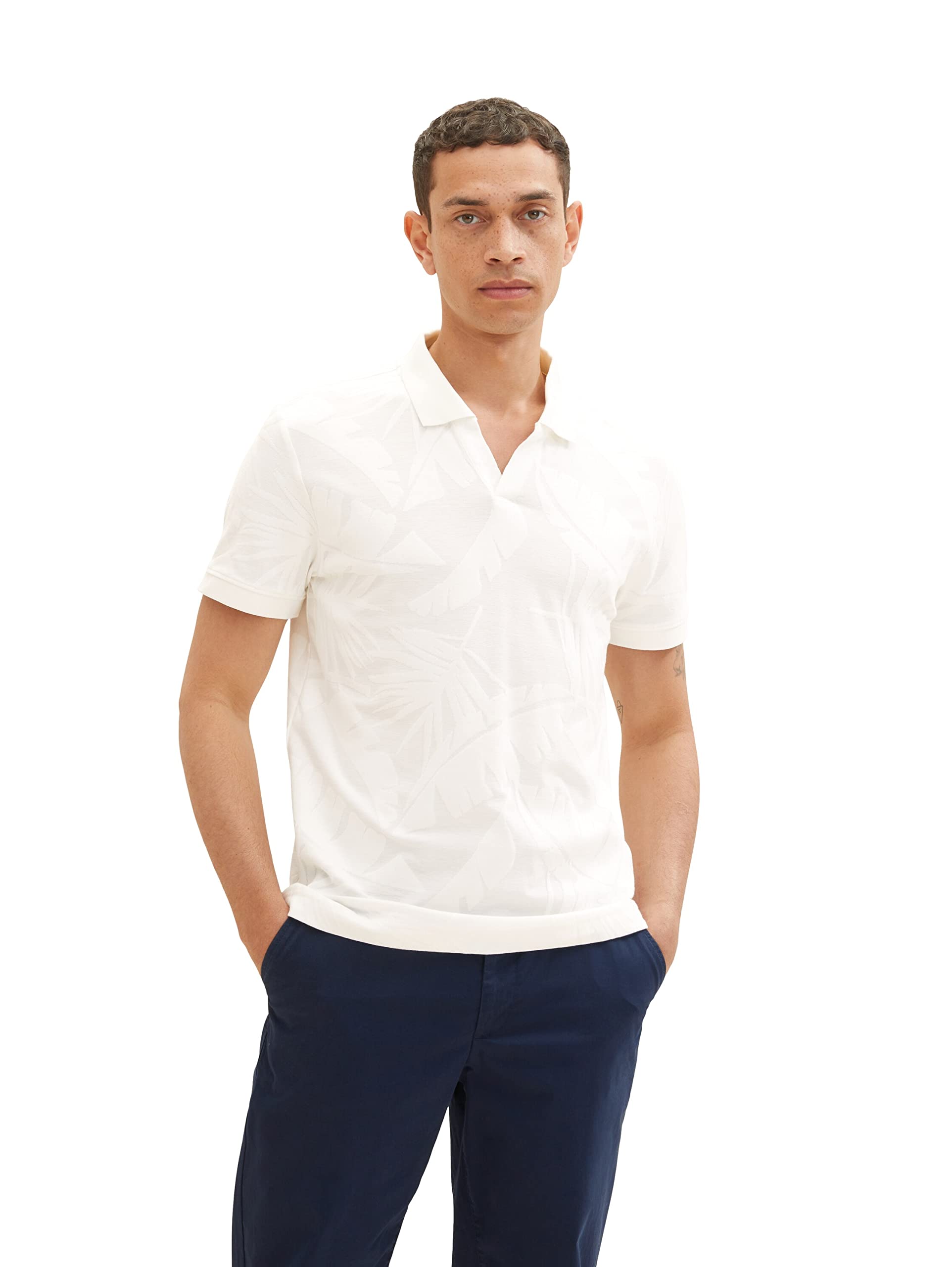tom-tailor-herren-jacquard-poloshirt-mit-palmen-muster image 5
