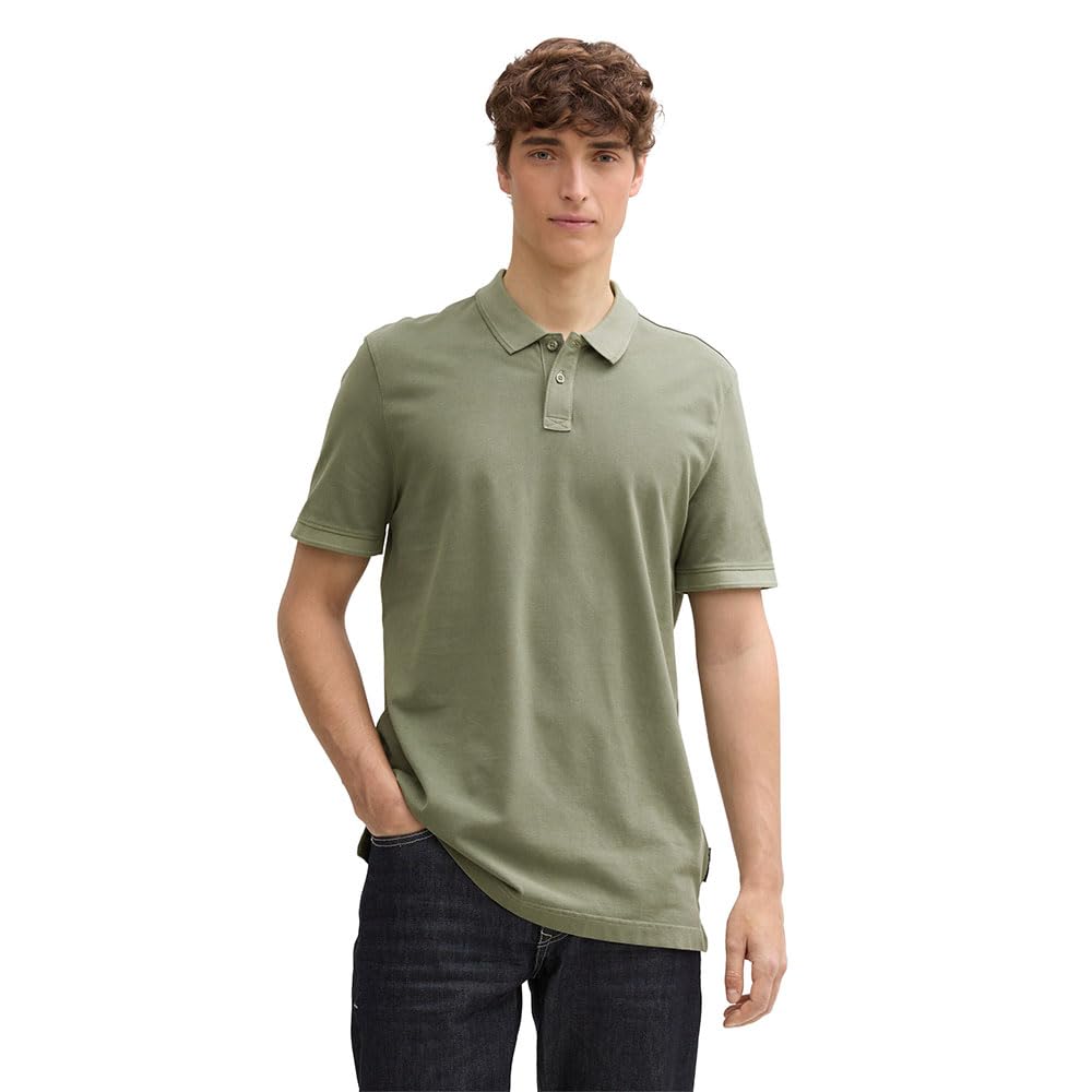 tom-tailor-denim-herren-piqu-poloshirt-im-washed-look image 6