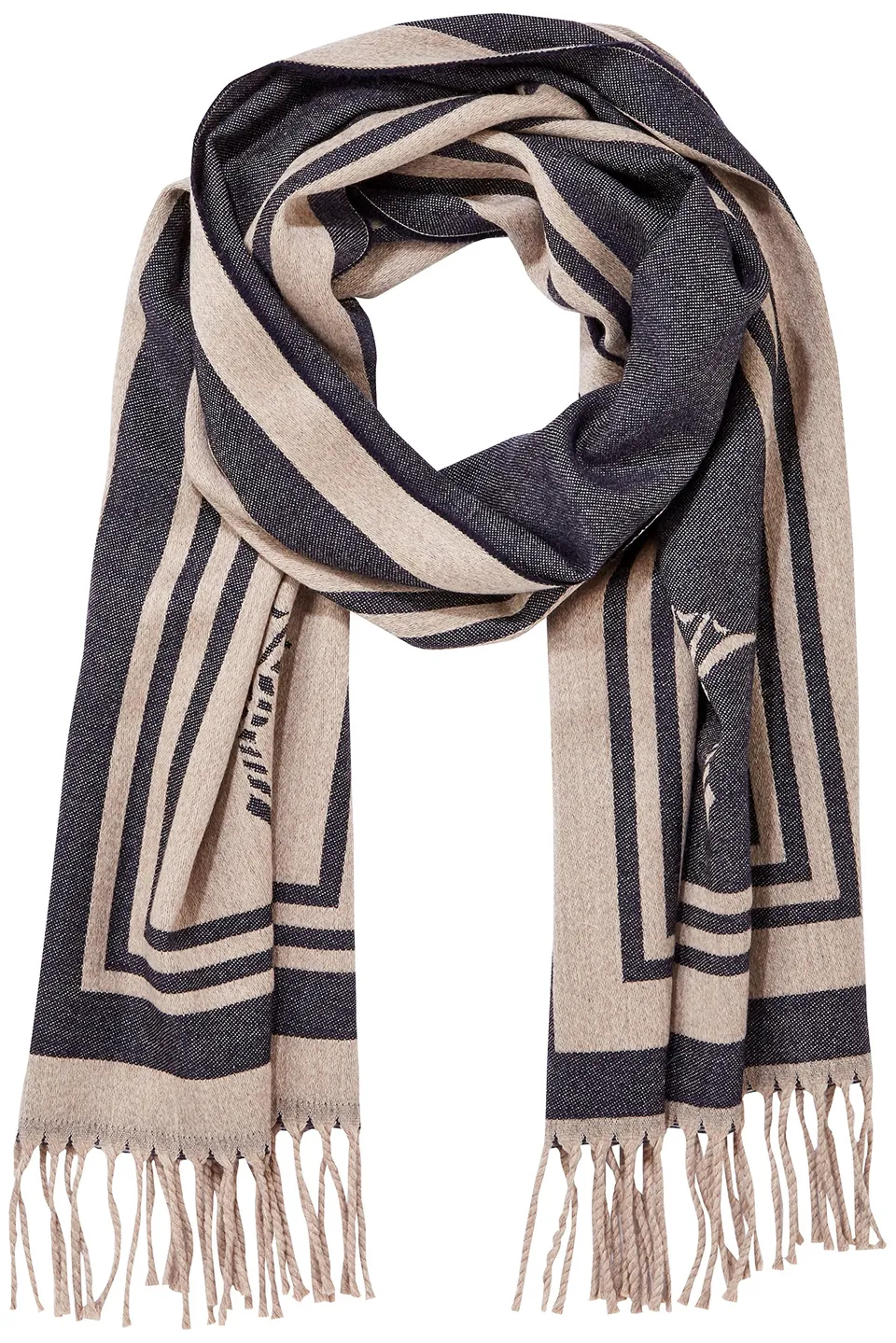 joop-herren-schal-damas-jsc-damas-10004198-dark-blue-405-one-size image 1