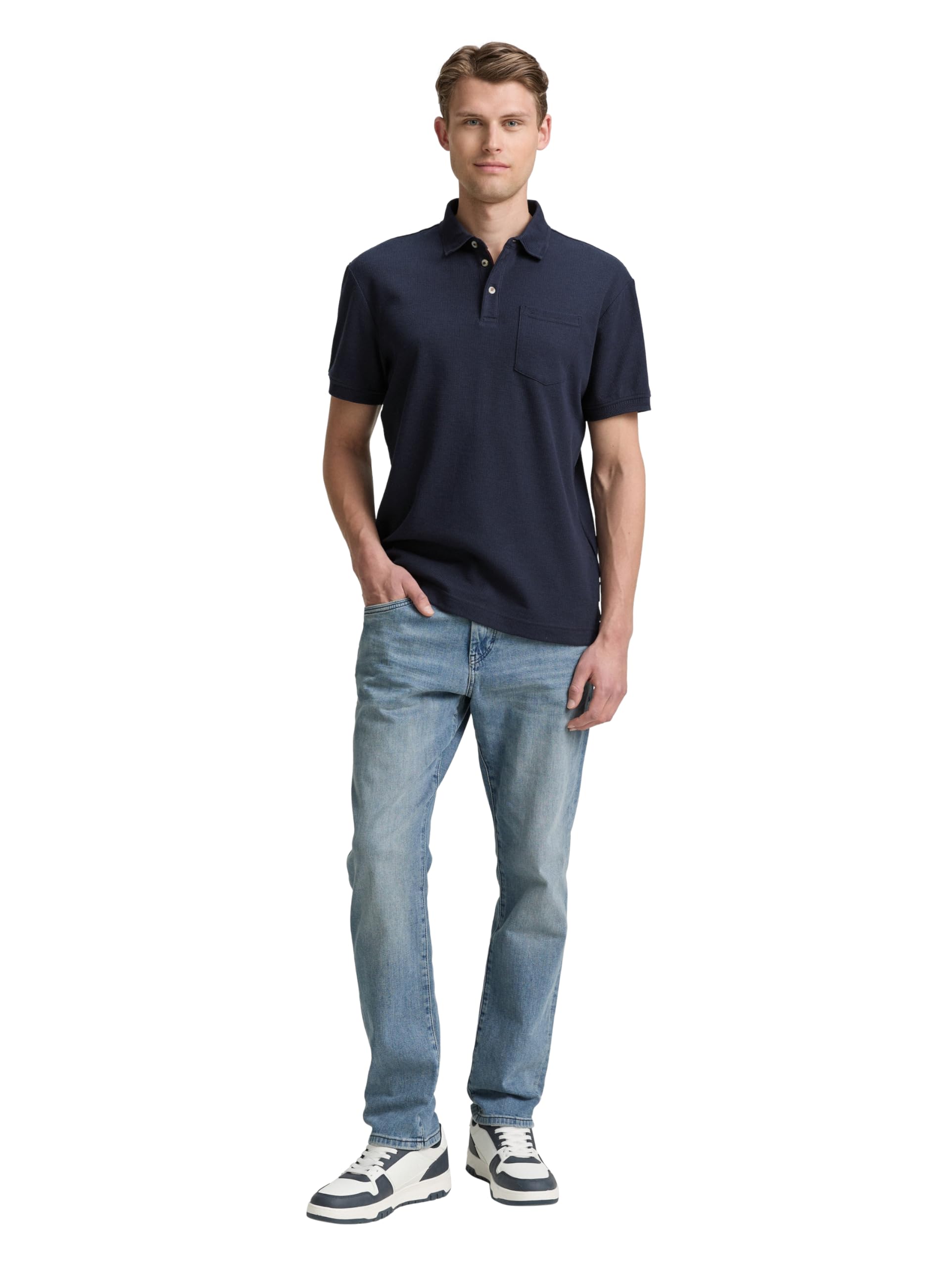 tom-tailor-herren-poloshirt-mit-struktur image 3