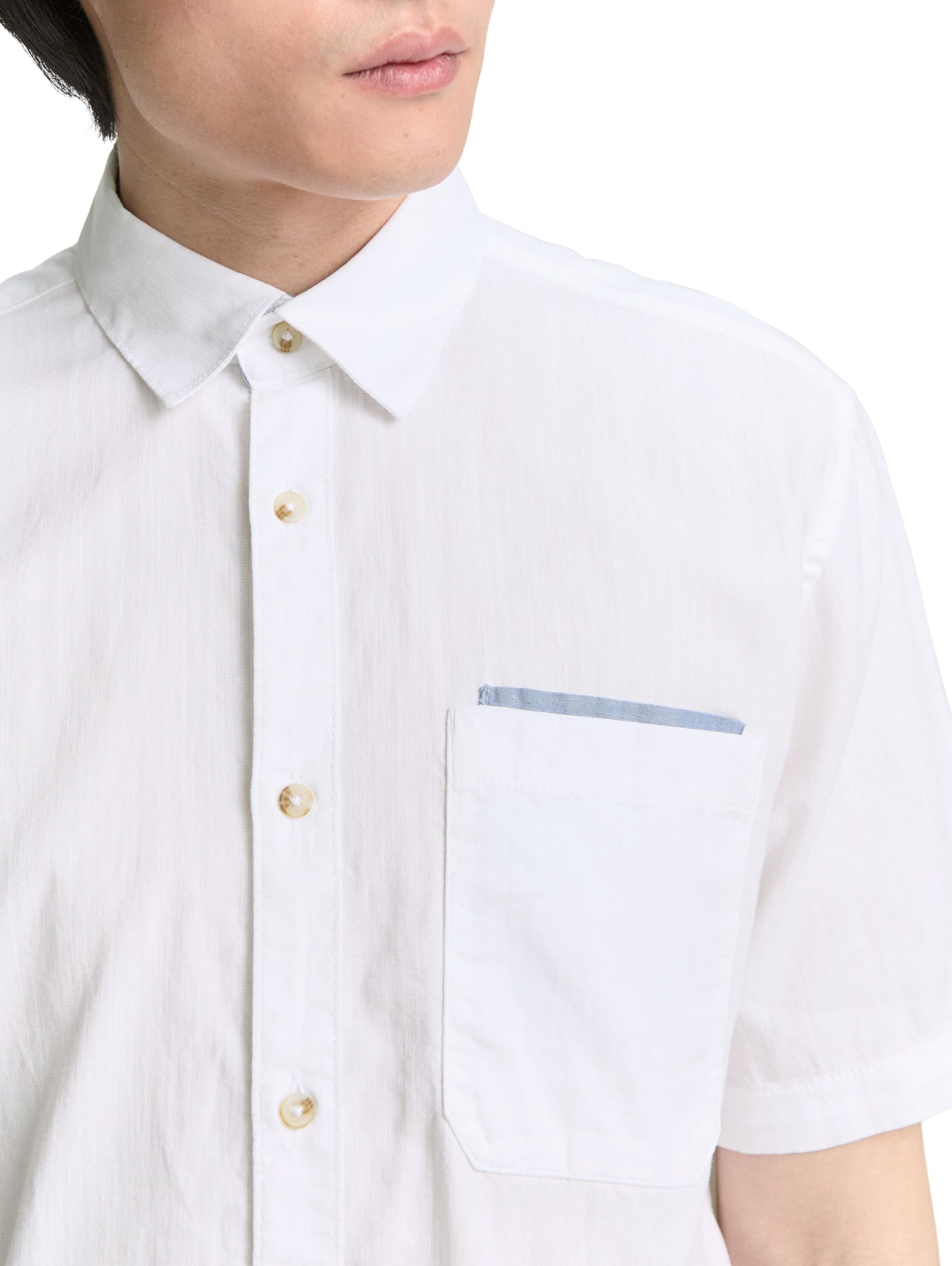 tom-tailor-herren-regular-fit-kurzarmhemd-aus-baumwolle image 5