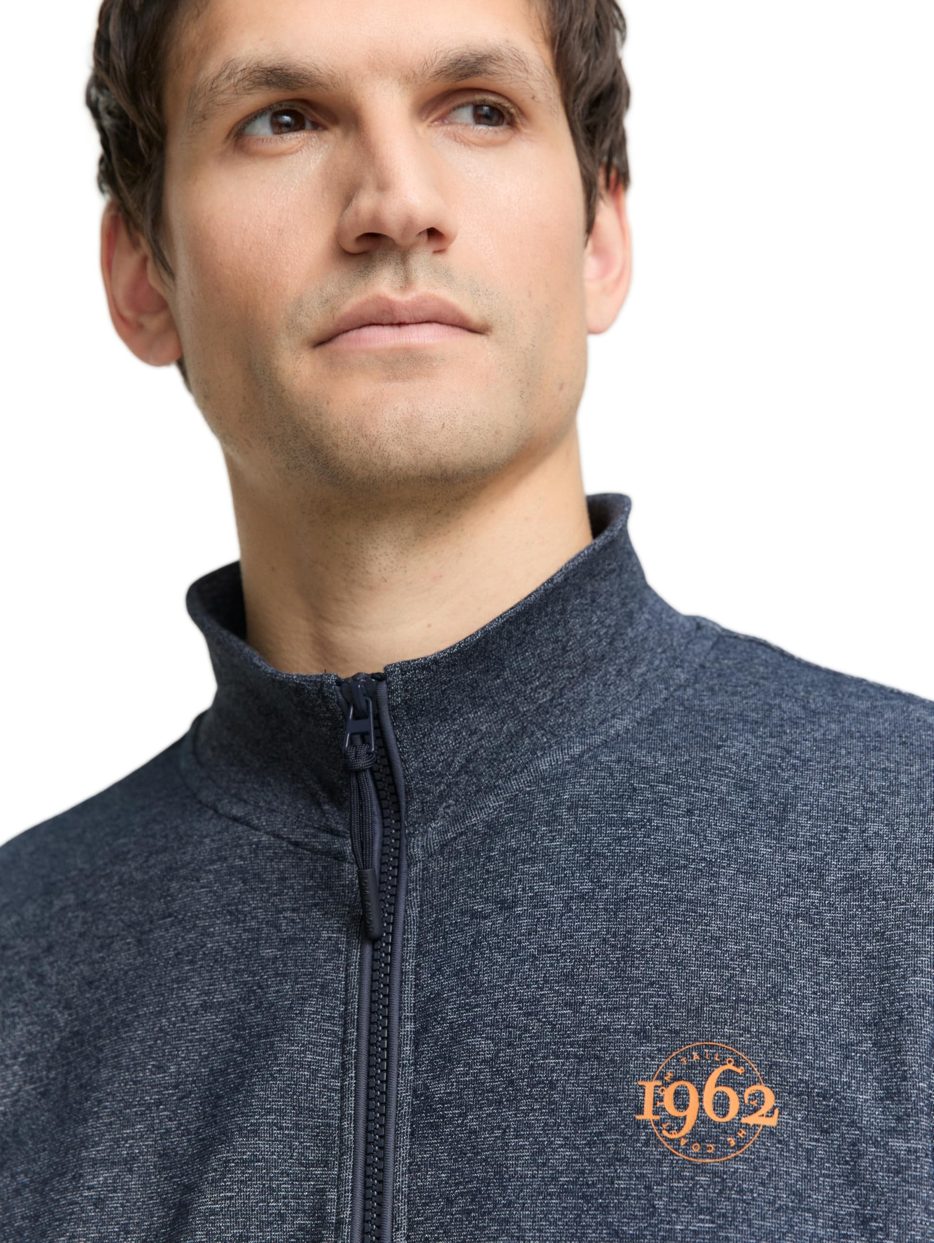 tom-tailor-1049523-herren-sweatjacke-in-melange-optik image 5