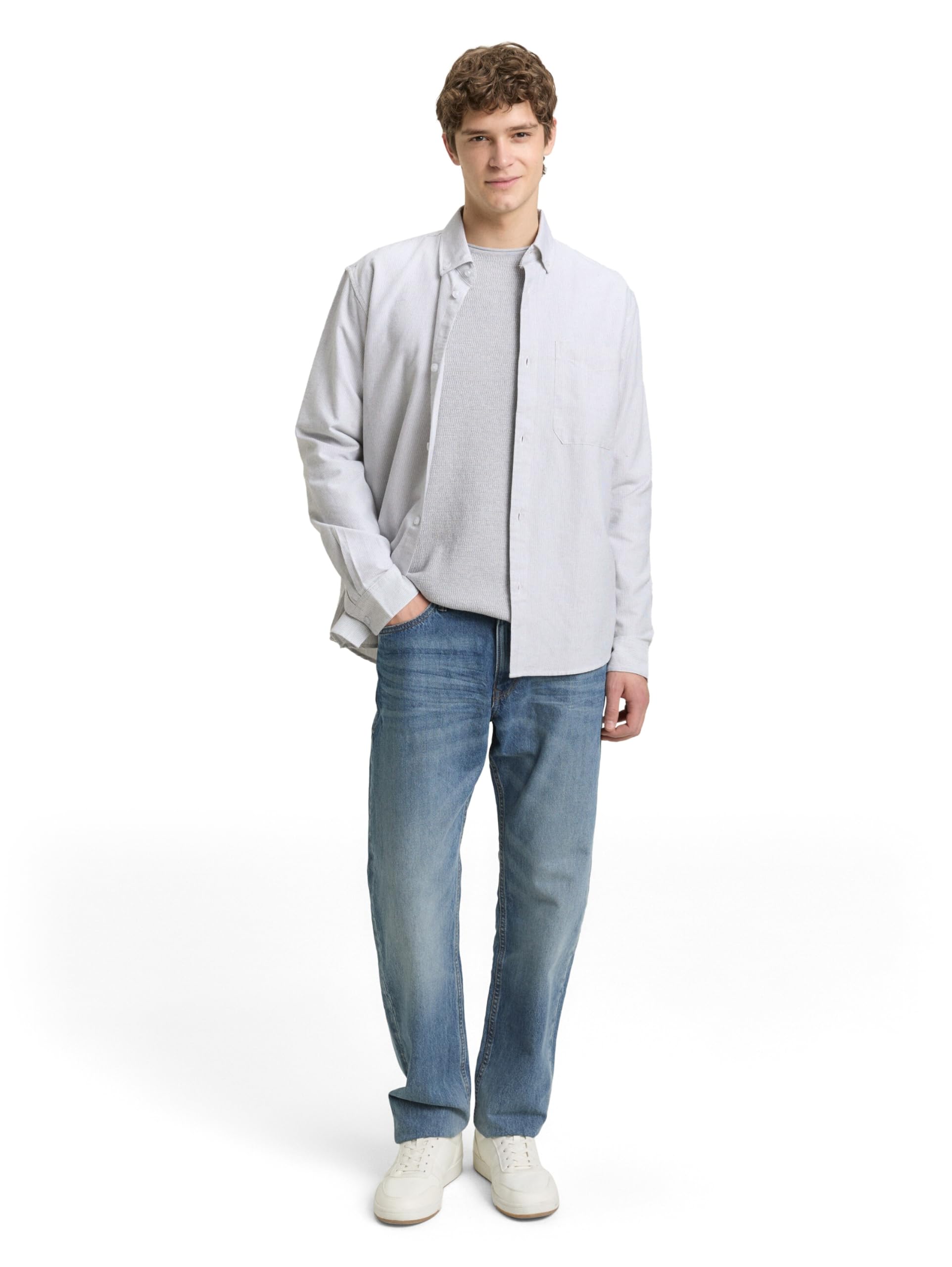 tom-tailor-denim-herren-relaxed-fit-hemd-aus-baumwolle image 2