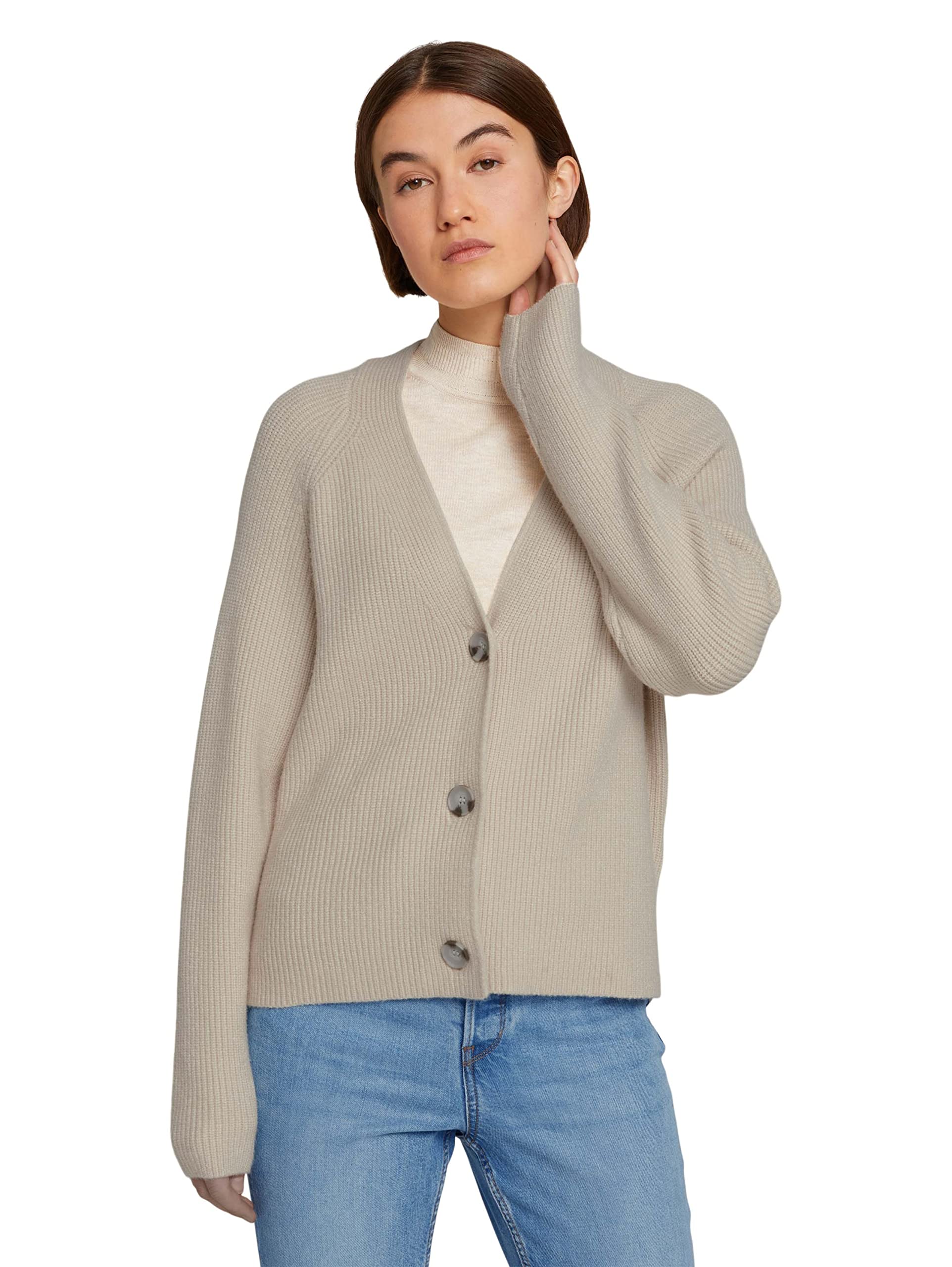 tom-tailor-denim-damen-basic-cardigan image 1