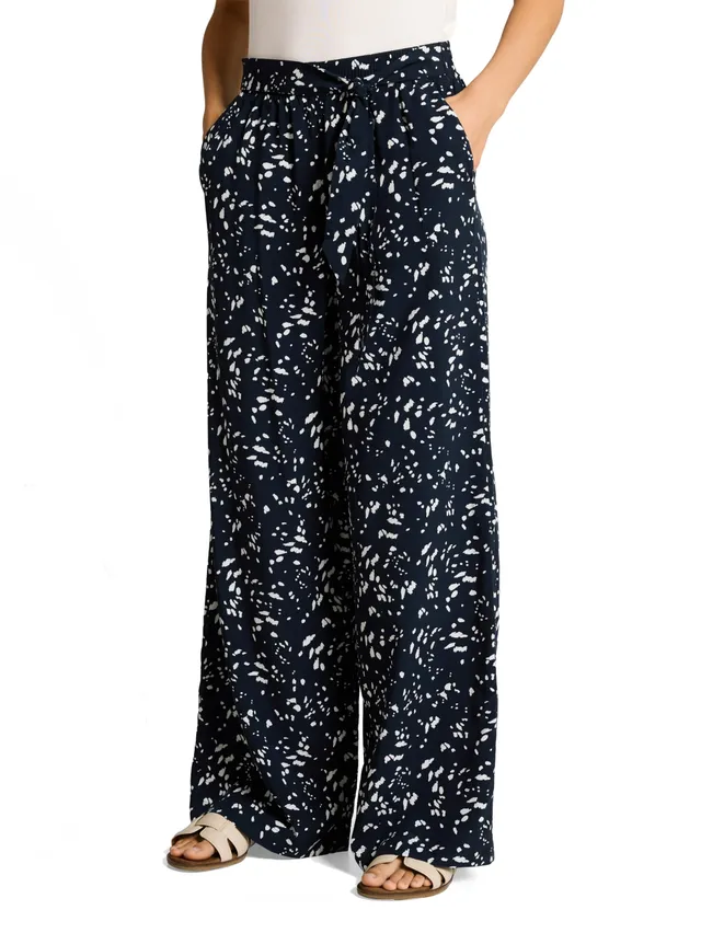 tom-tailor-damen-loose-fit-palazzo-hose-mit-muster-1049990 image 1
