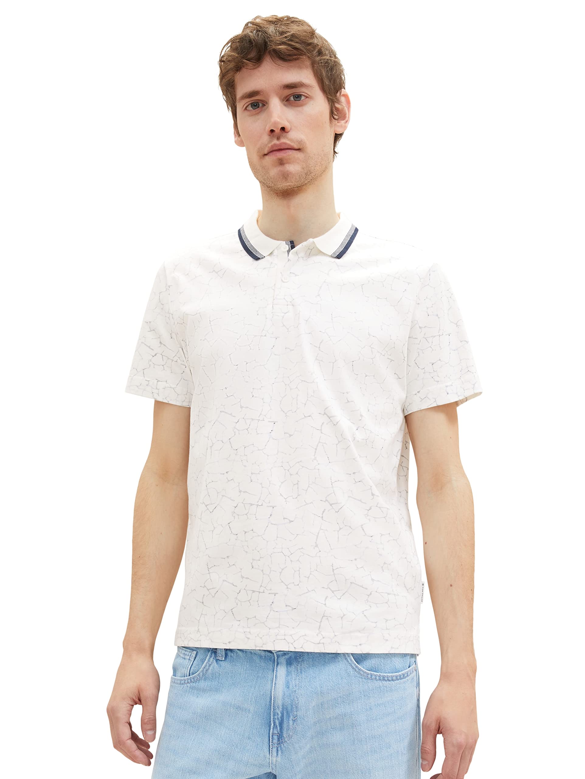 tom-tailor-herren-poloshirt-mit-allover-print image 8