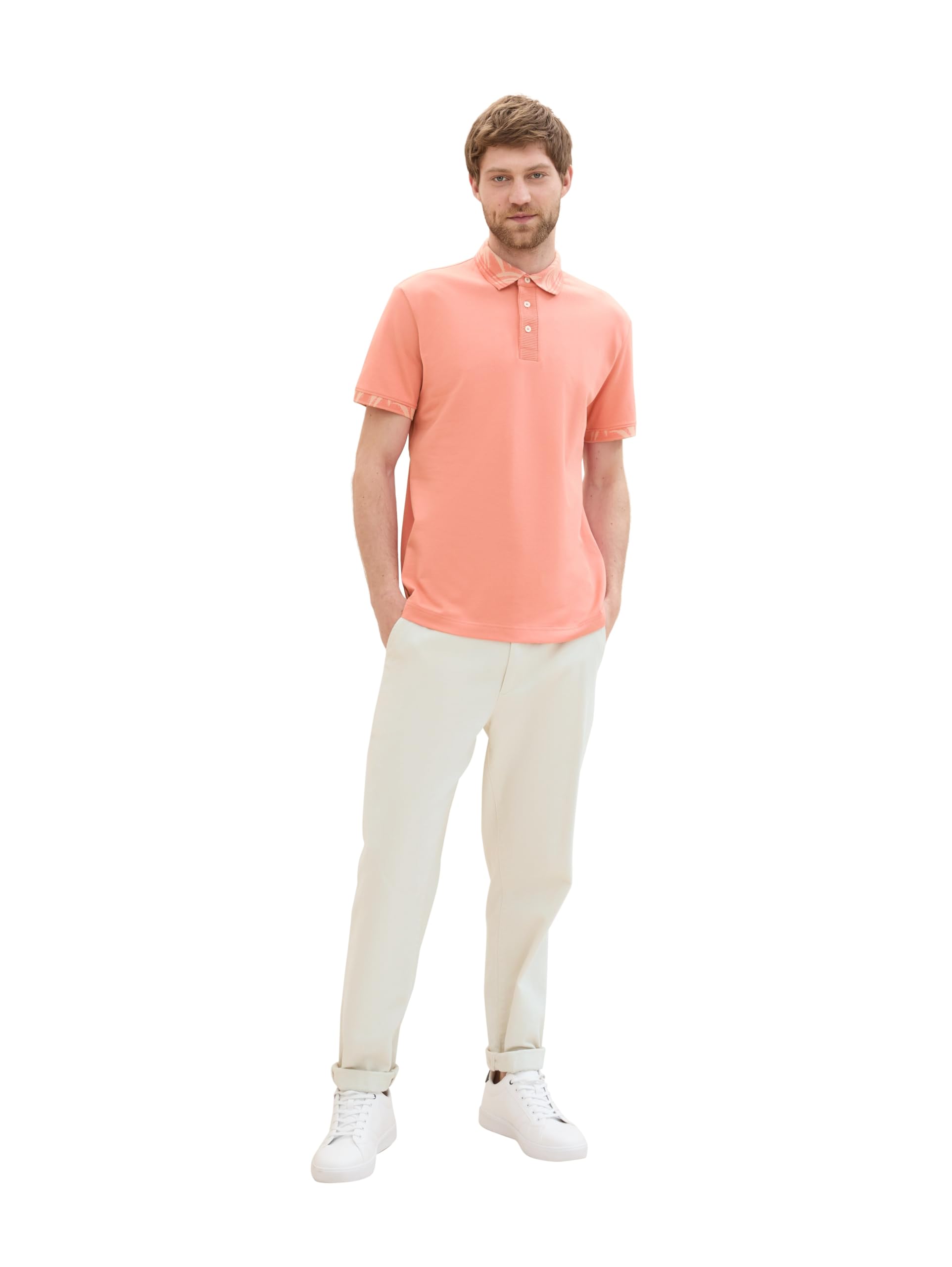 tom-tailor-herren-basic-poloshirt-gemusterter-kragen image 4