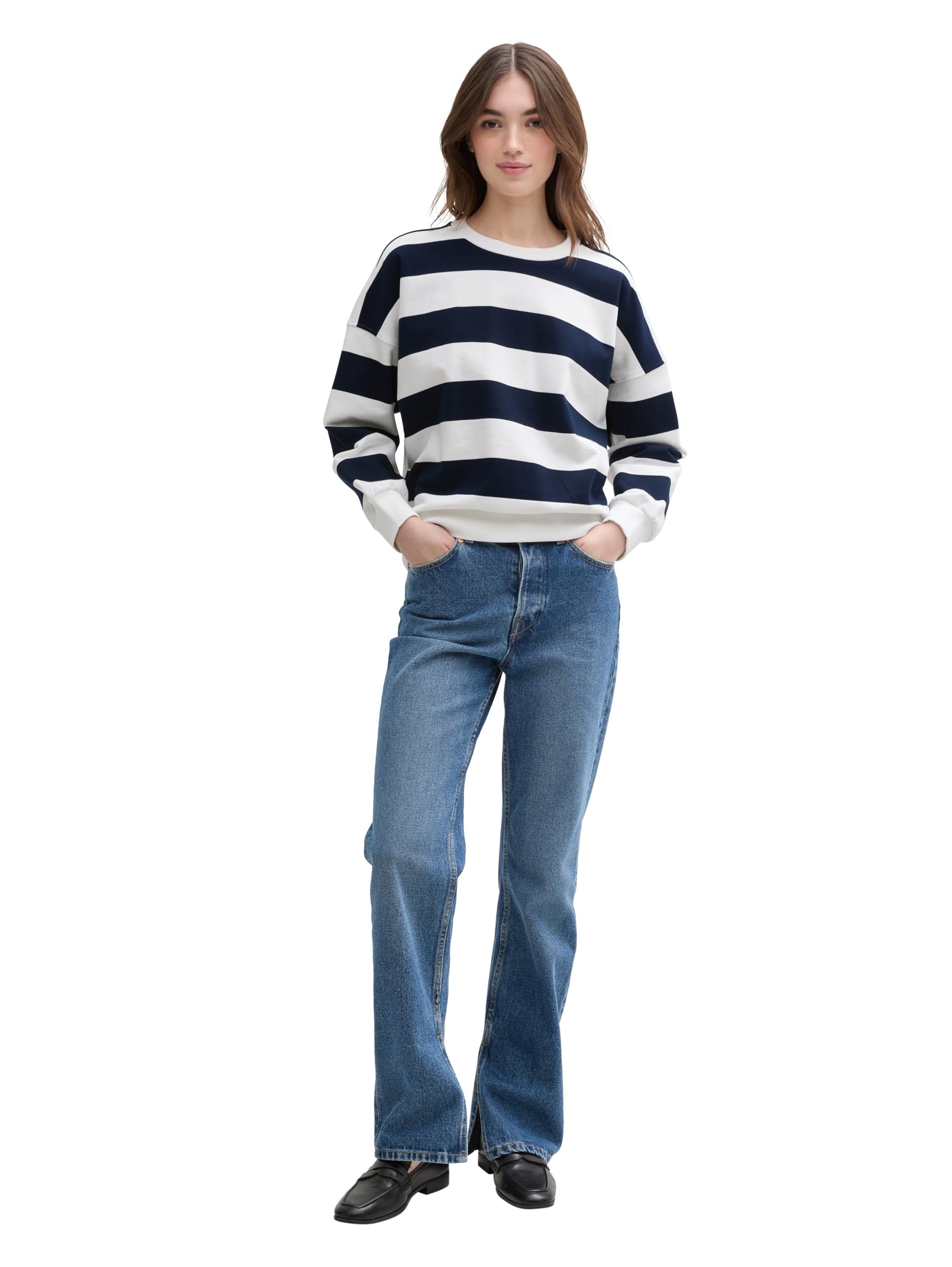 tom-tailor-denim-loose-fit-sweatshirt-damen image 2