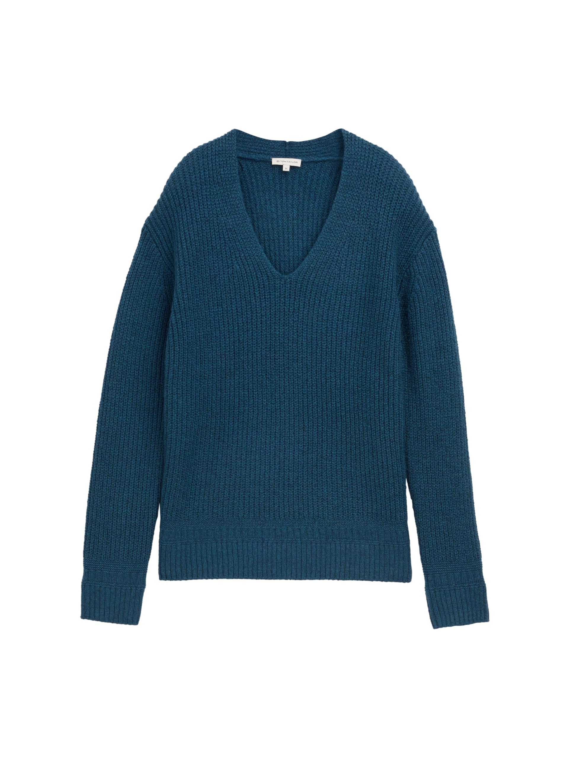tom-tailor-damen-1047674-ripp-strickpullover-mit-v-ausschnitt image 4