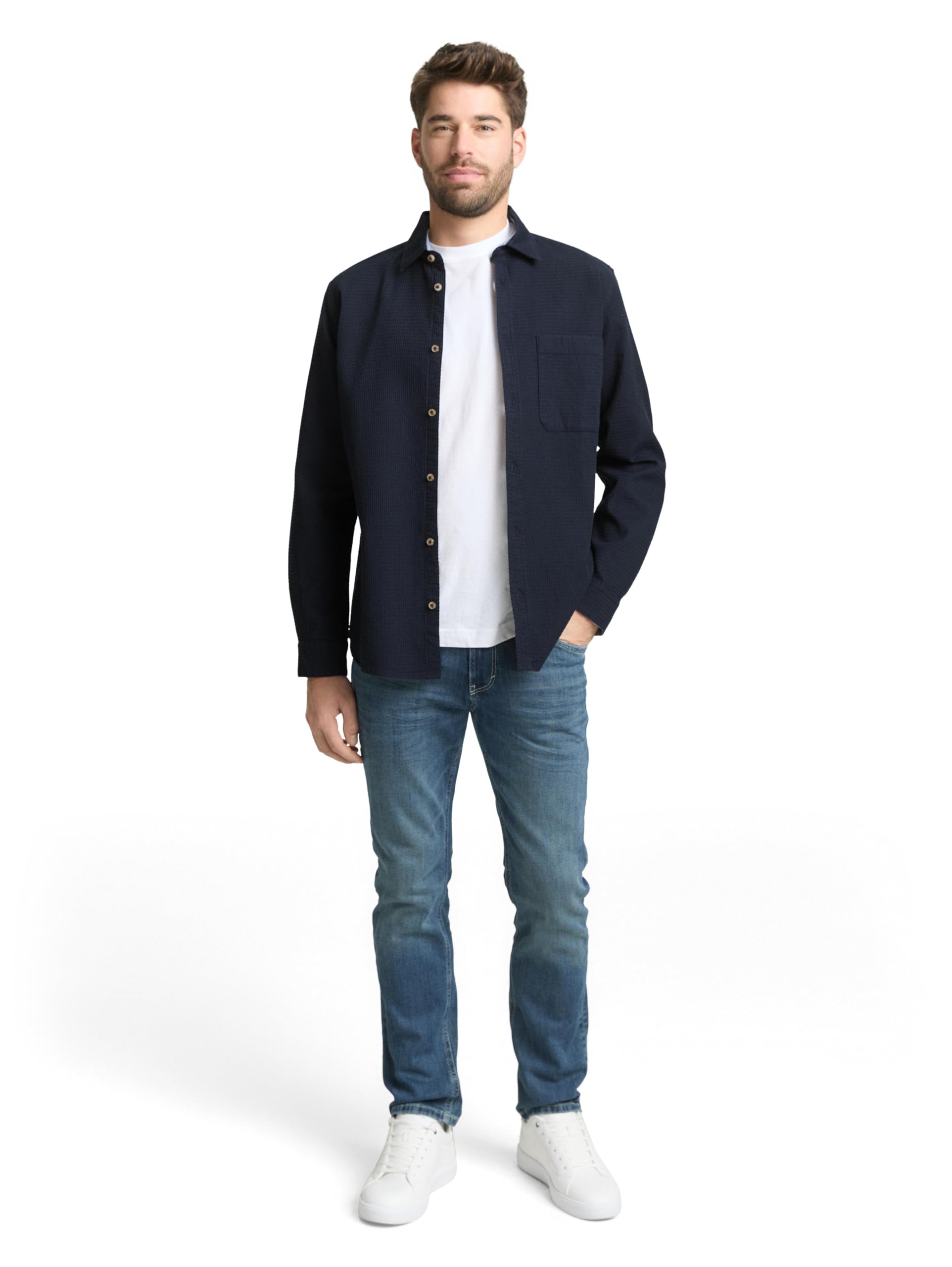 tom-tailor-herren-regular-fit-hemd-mit-struktur image 2