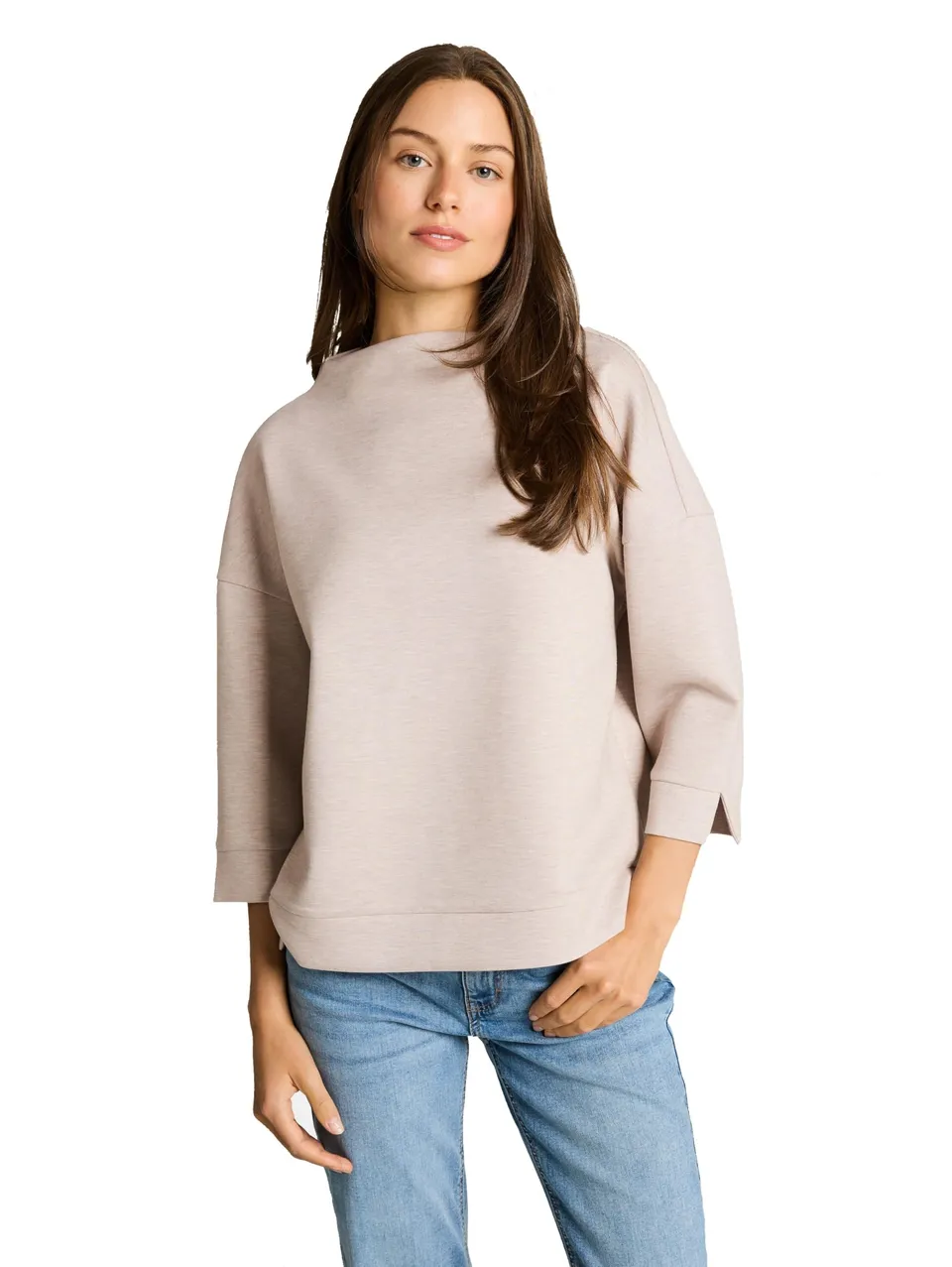 tom-tailor-damen-sweatshirt-mit-scuba-stoff image 1