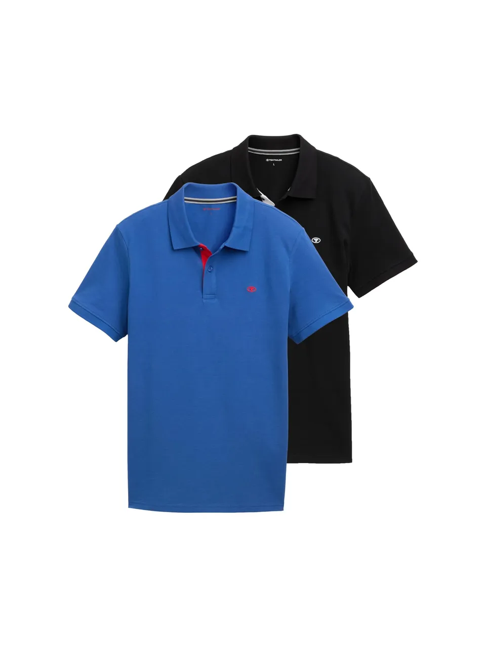 tom-tailor-herren-doppelpack-poloshirt-basic-mit-logo-print-2er-set image 1