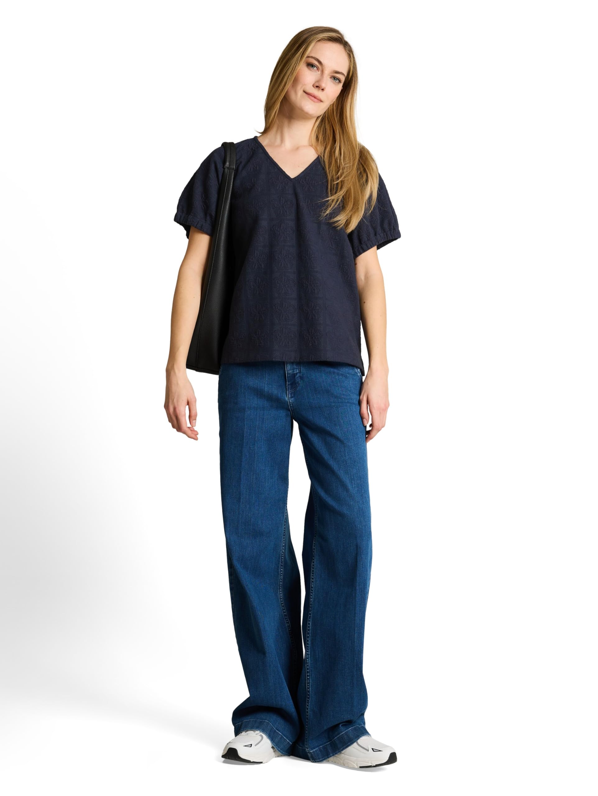 tom-tailor-damen-1051197-sweatshirt-mit-v-ausschnitt image 2