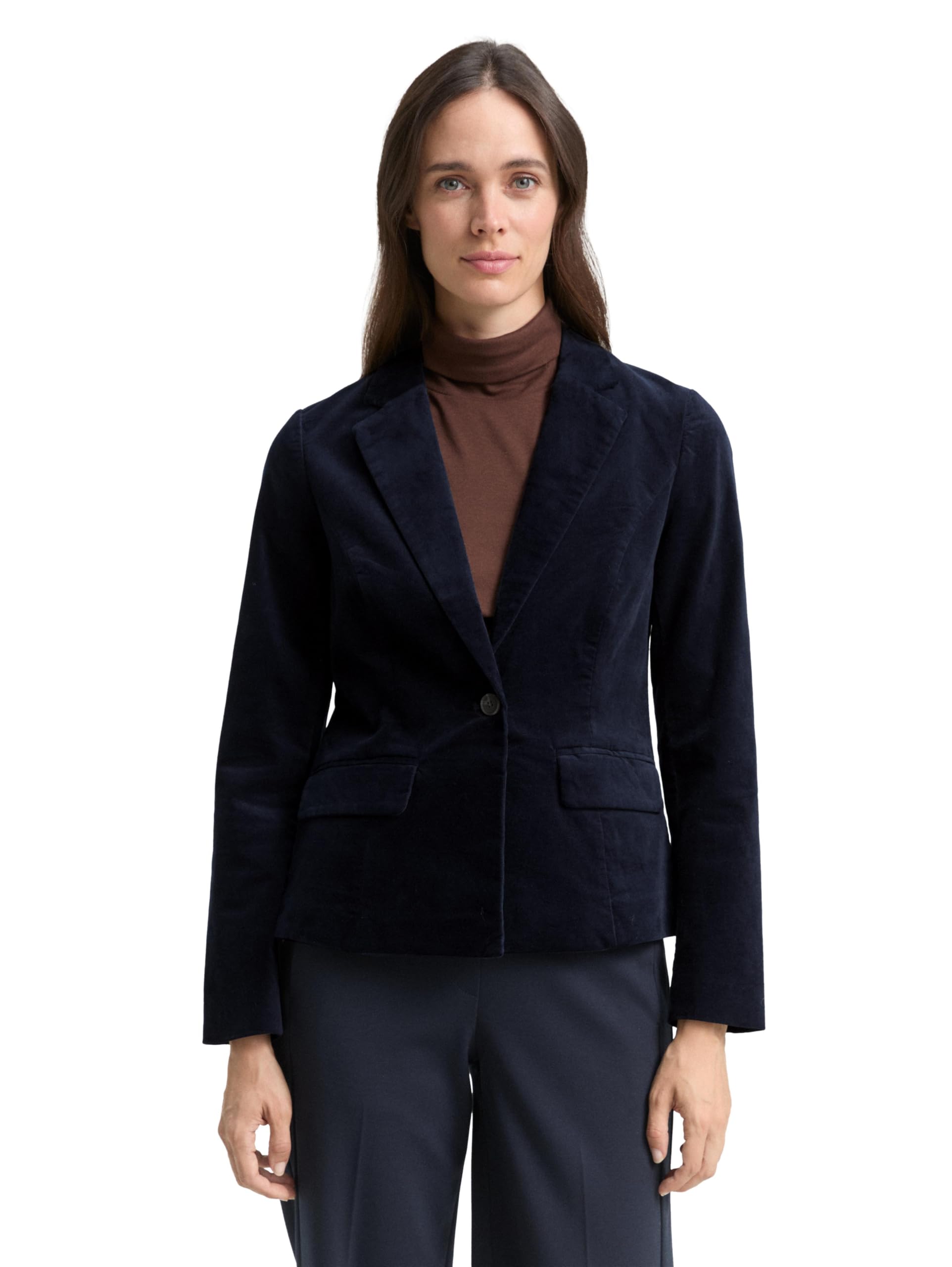 tom-tailor-damen-1048643-blazer-in-samt-optik image 1