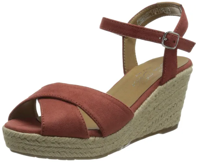 tom-tailor-damen-keilsandale-1190105-sandalette-mit-keilabsatz image 1