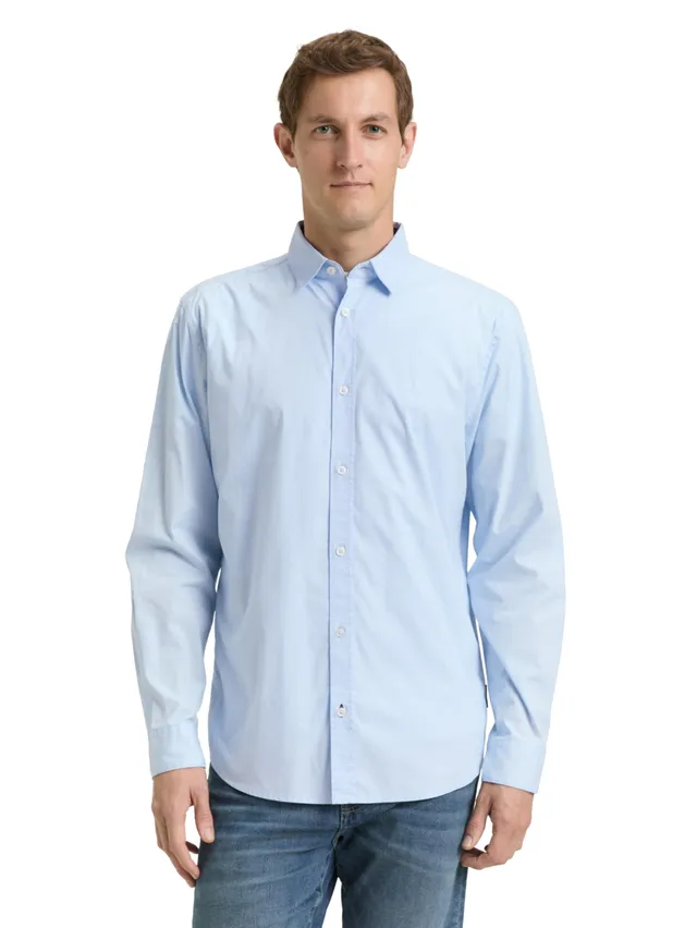 tom-tailor-herren-regular-fit-hemd-mit-stretch image 1