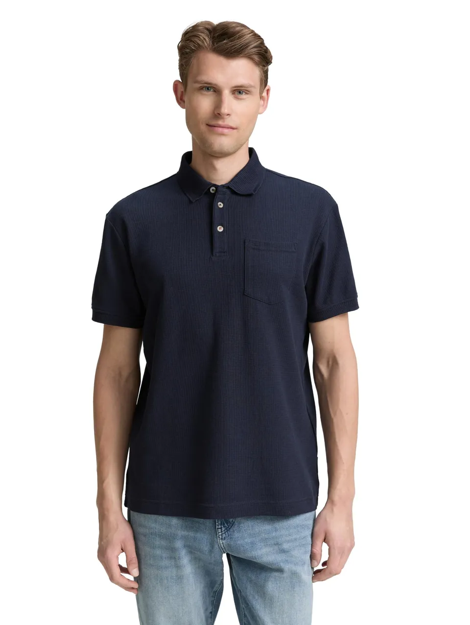 tom-tailor-herren-poloshirt-mit-struktur image 1