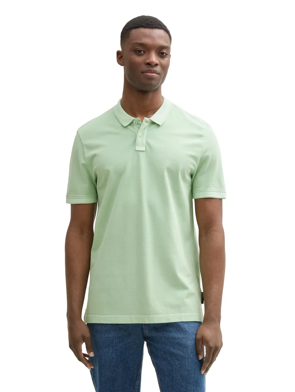 tom-tailor-denim-herren-piqu-poloshirt-im-washed-look image 1