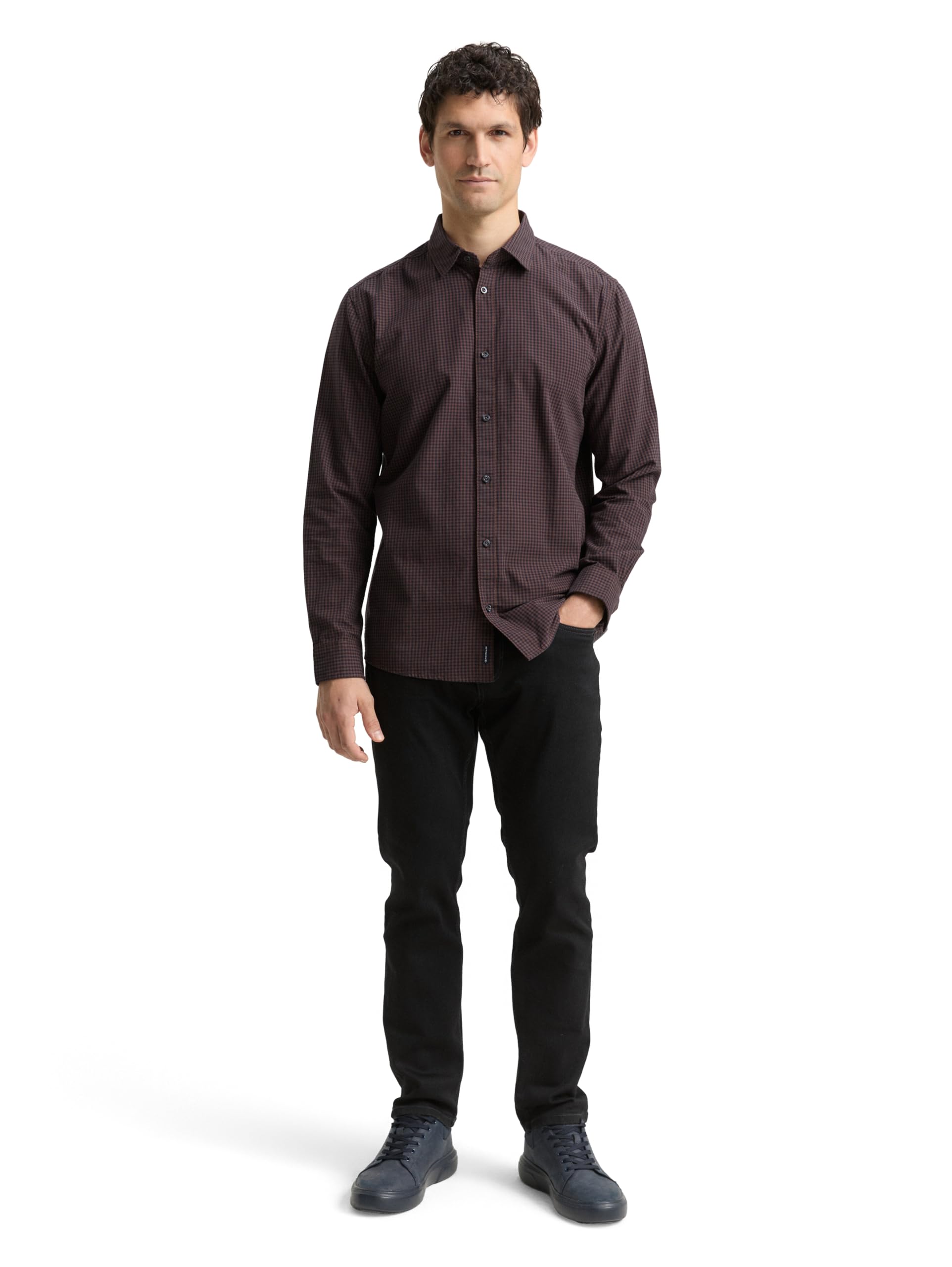 tom-tailor-herren-regular-fit-hemd-mit-karomuster image 2