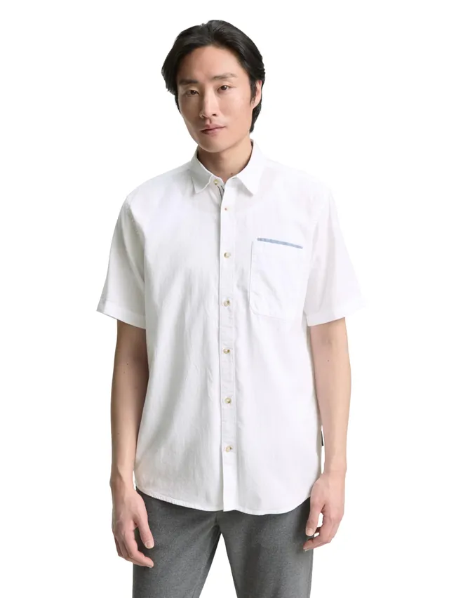 tom-tailor-herren-regular-fit-kurzarmhemd-aus-baumwolle image 1