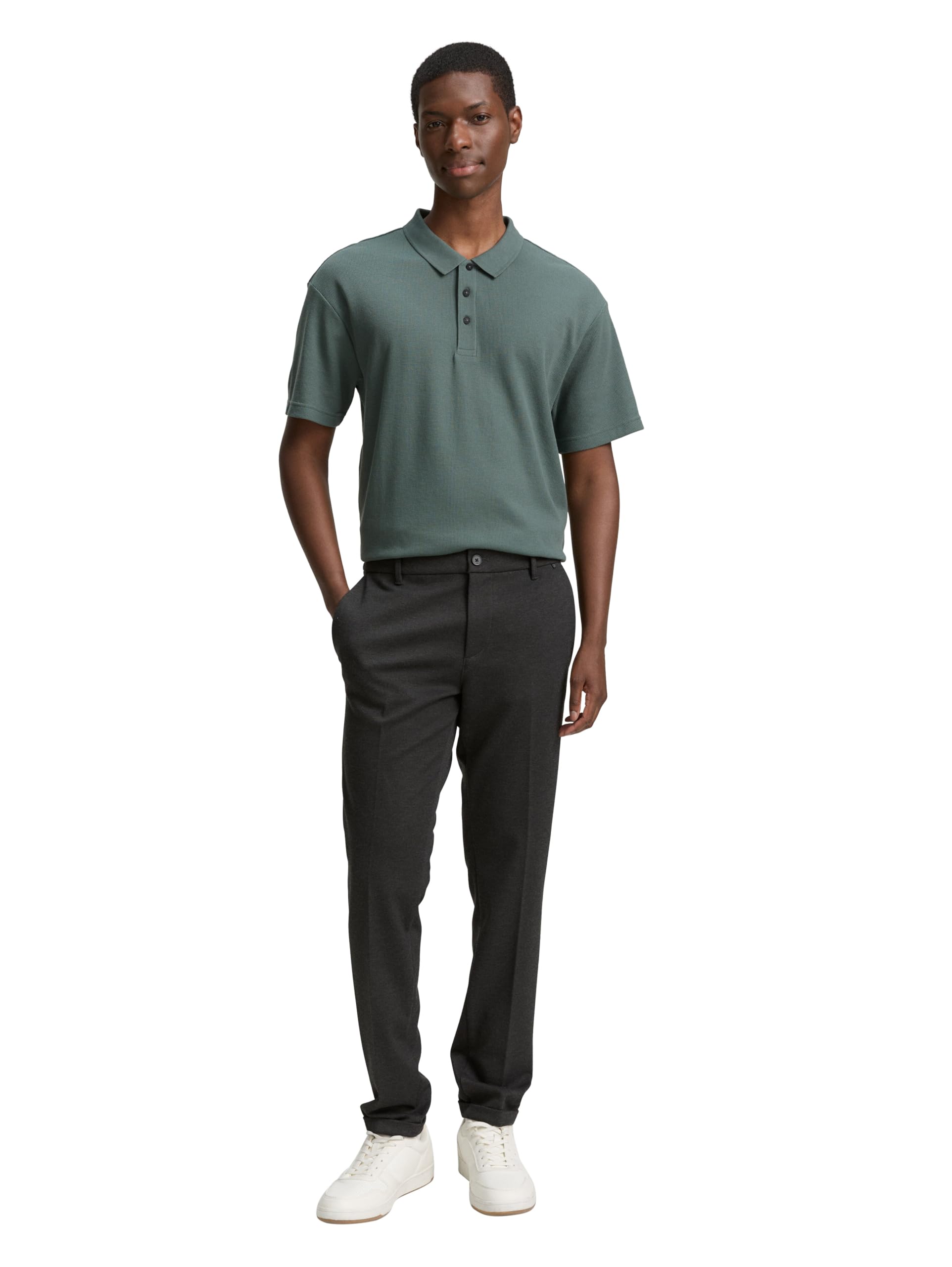 tom-tailor-denim-herren-poloshirt-1048065-relaxed-fit-waffel image 2