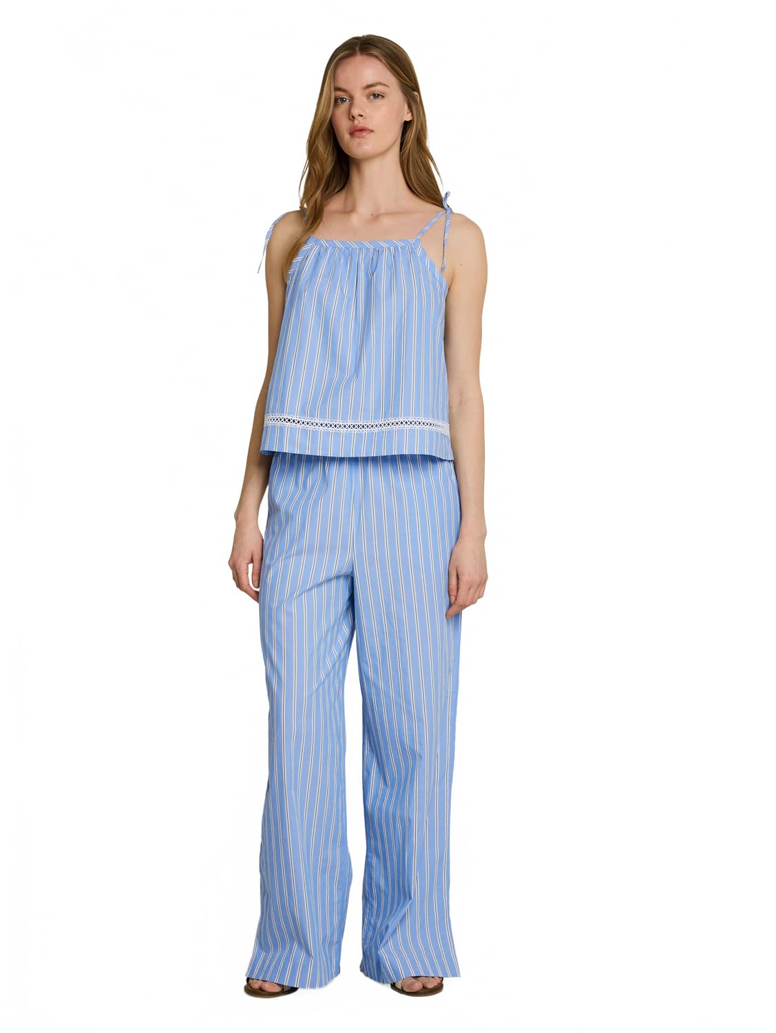 tom-tailor-denim-1051406-damen-wide-leg-hose-mit-streifenmuster image 2
