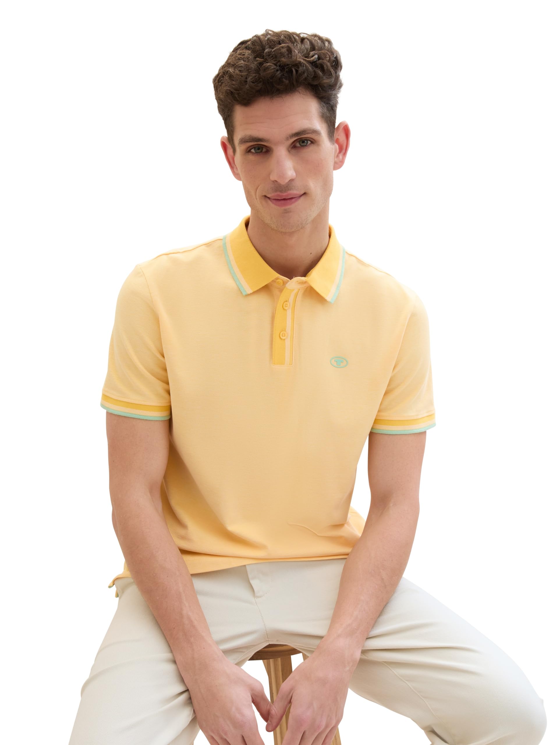 tom-tailor-herren-poloshirt-detailed-collar-regular-fit-s-3xl image 2