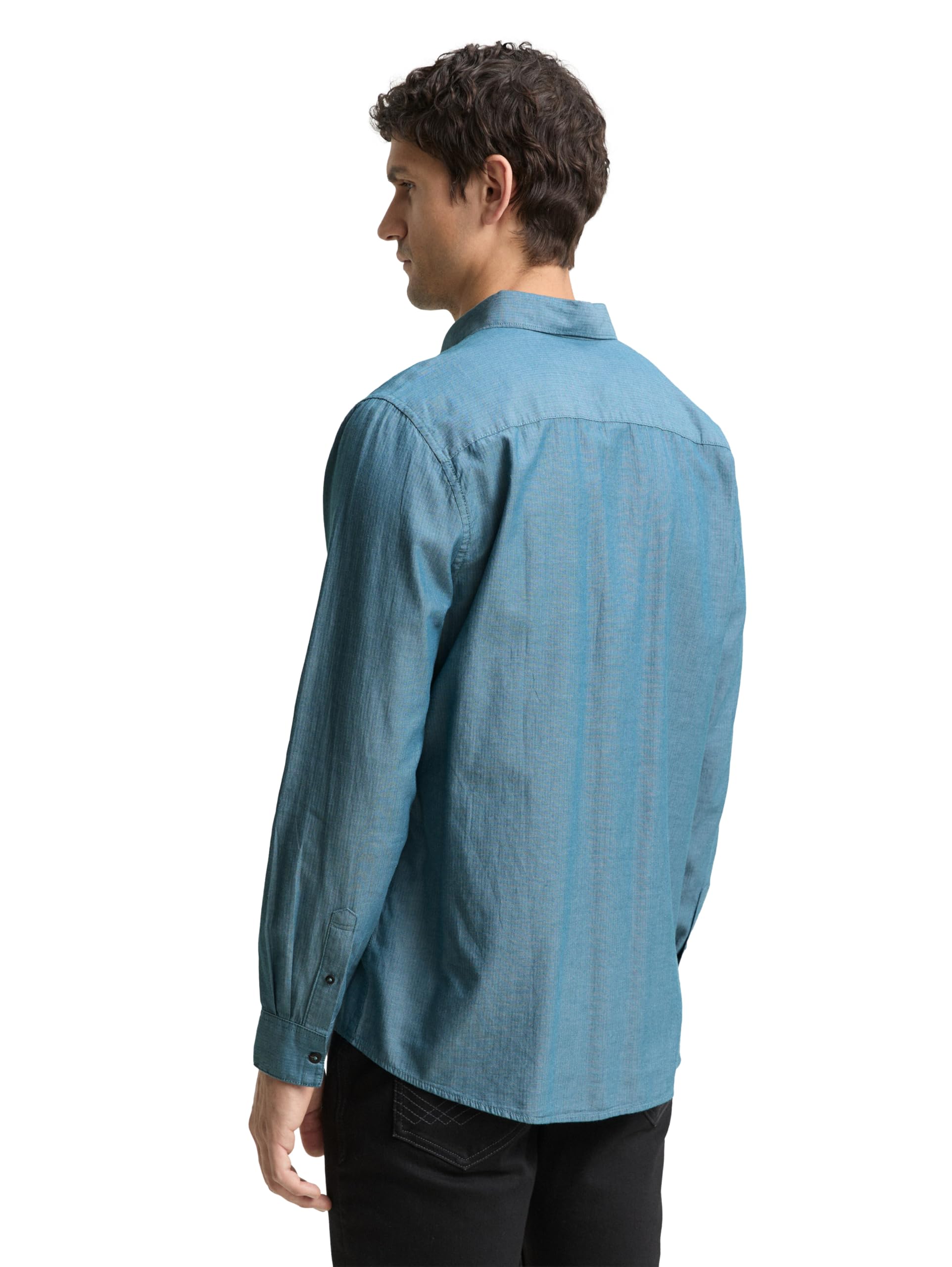 tom-tailor-1048445-herren-regular-fit-hemd-fischgr-tmuster-1er-pack image 3