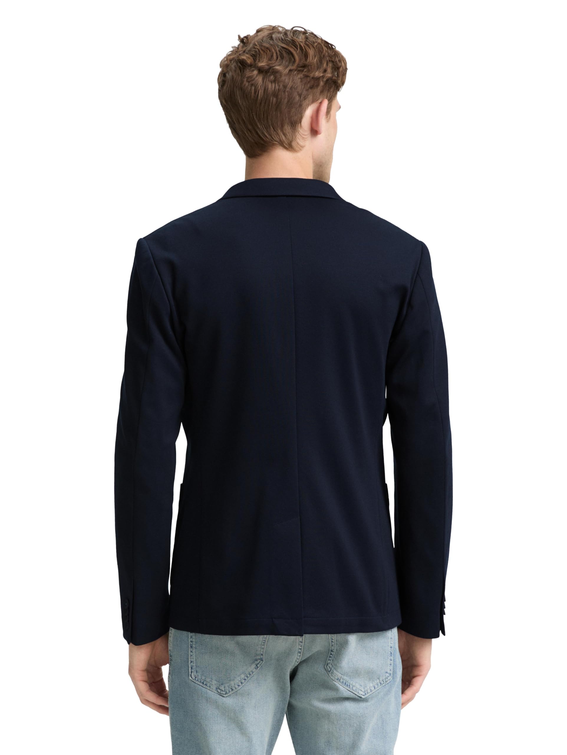 tom-tailor-herren-1047273-regular-fit-piqu-blazer-leichter-blazer-f-r-herren image 2
