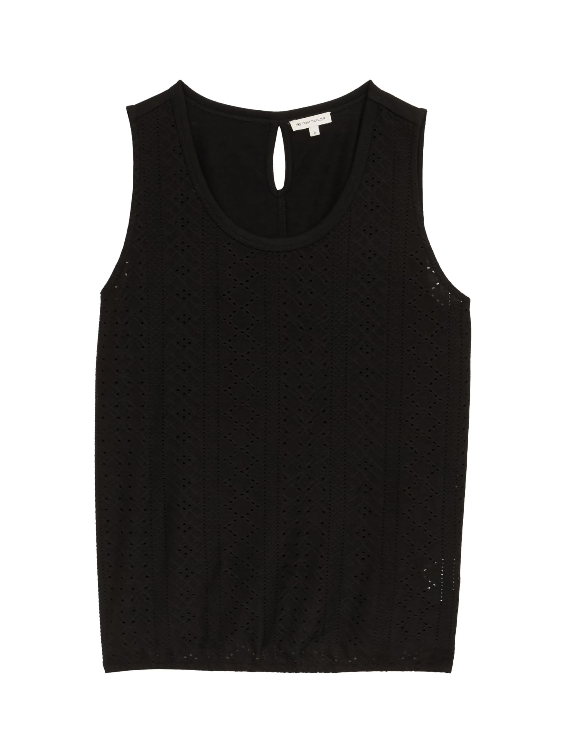 tom-tailor-damen-ajour-top-im-material-mix image 4