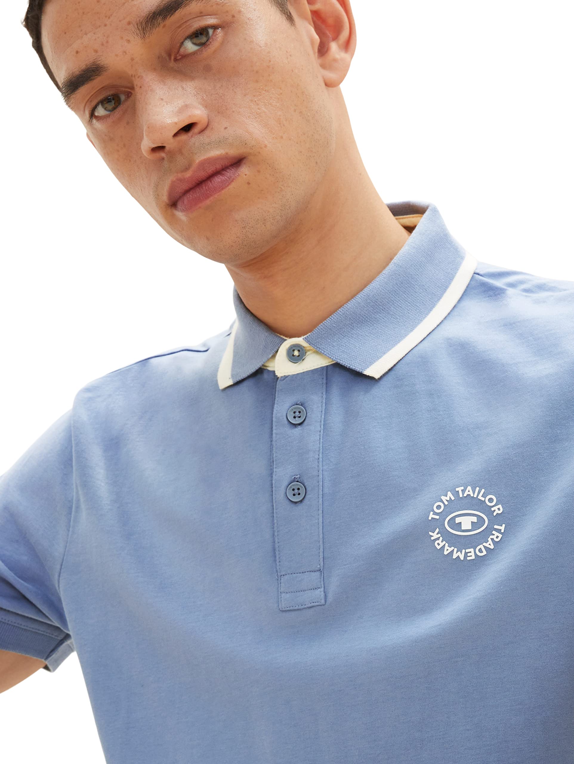 tom-tailor-herren-poloshirt-mit-logo-print-regular-fit-2 image 4