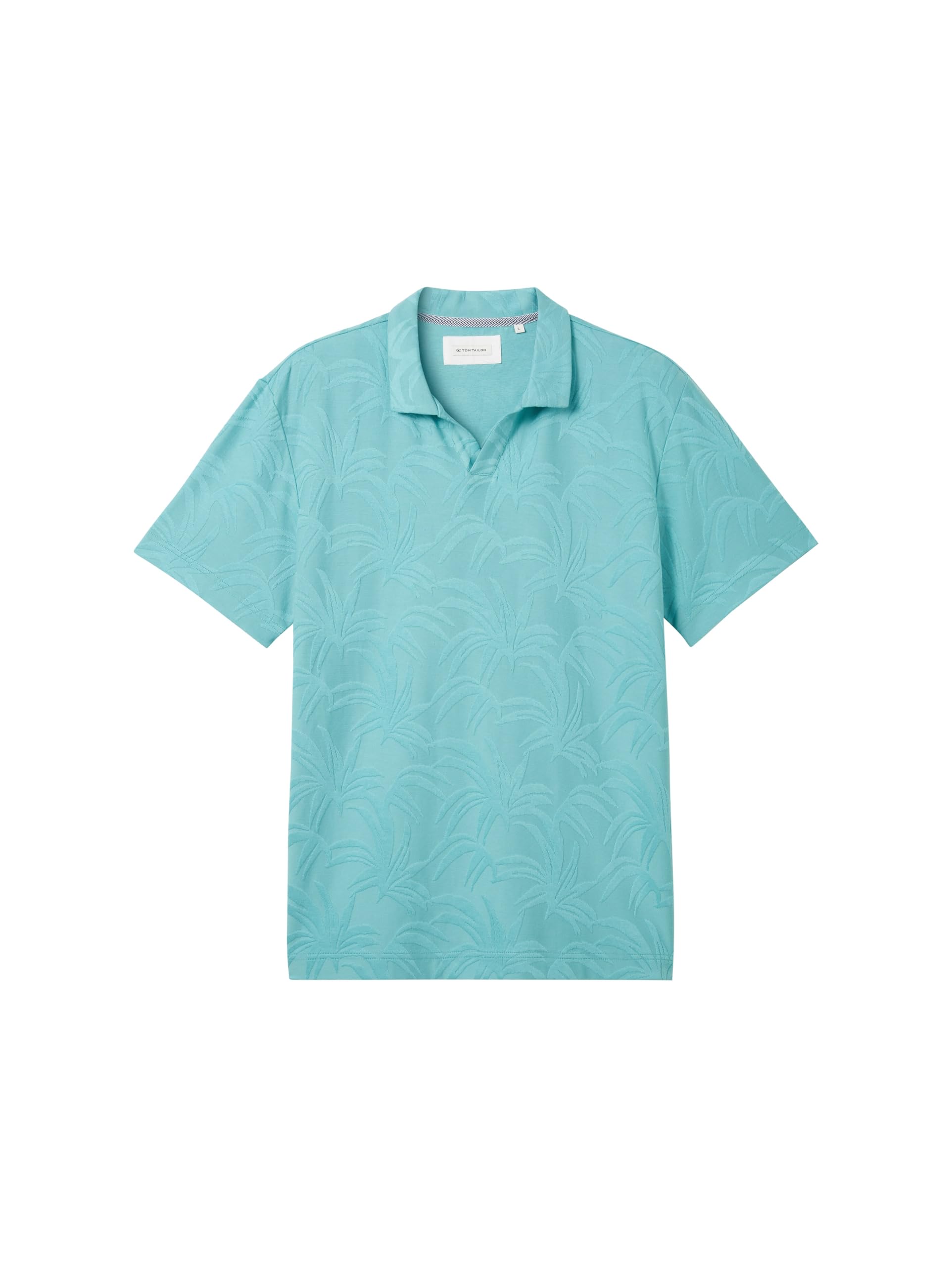 tom-tailor-herren-basic-jacquard-poloshirt-mit-palmenmuster image 5