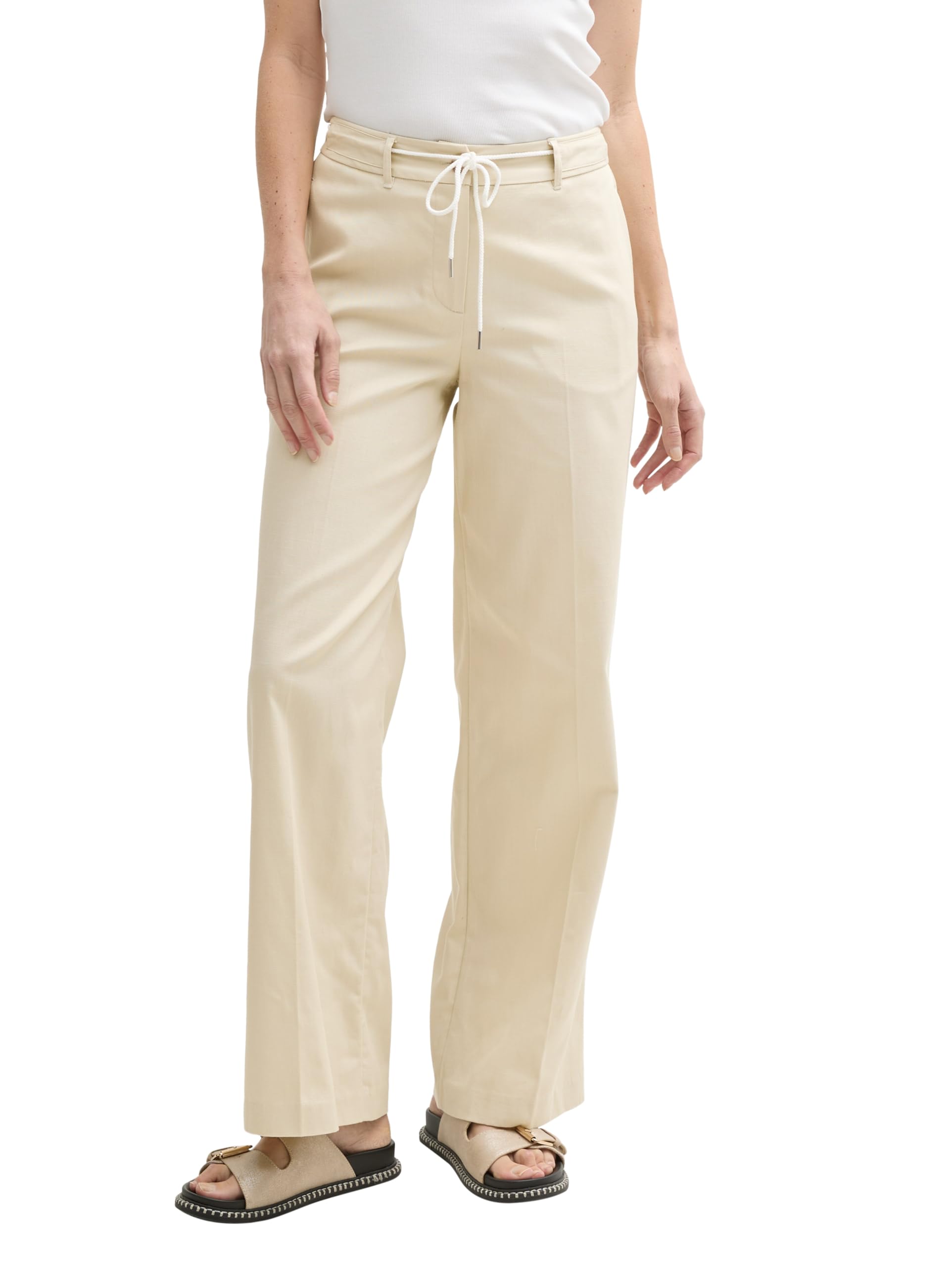 tom-tailor-damen-ttlea-wide-leg-hose-mit-kordelzug image 1