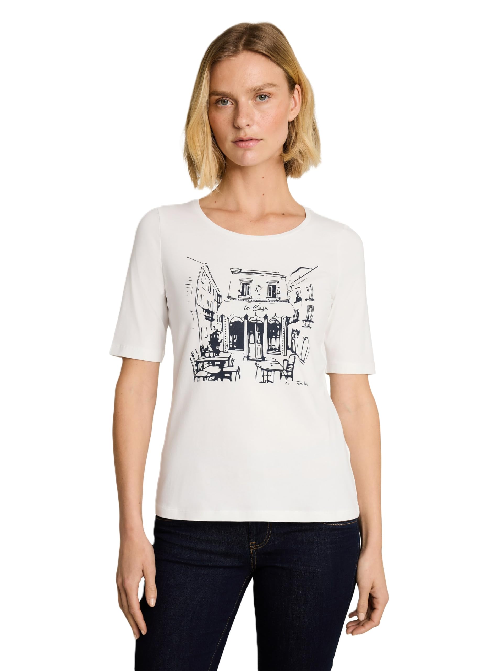 tom-tailor-damen-t-shirt-1052165-regular-fit-1er-pack image 7