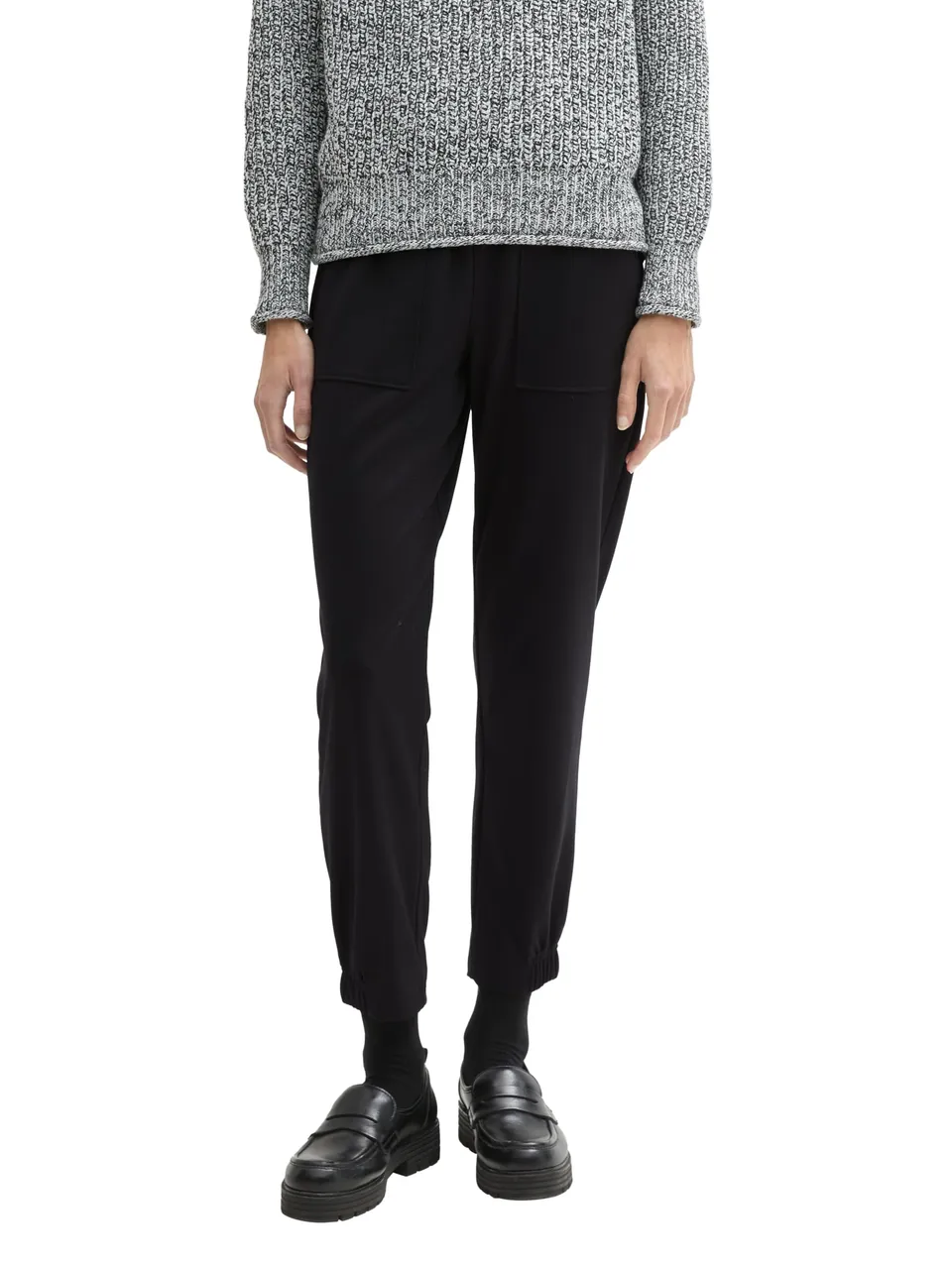 tom-tailor-denim-jogger-jersey-hose-damen-tapered-fit image 1
