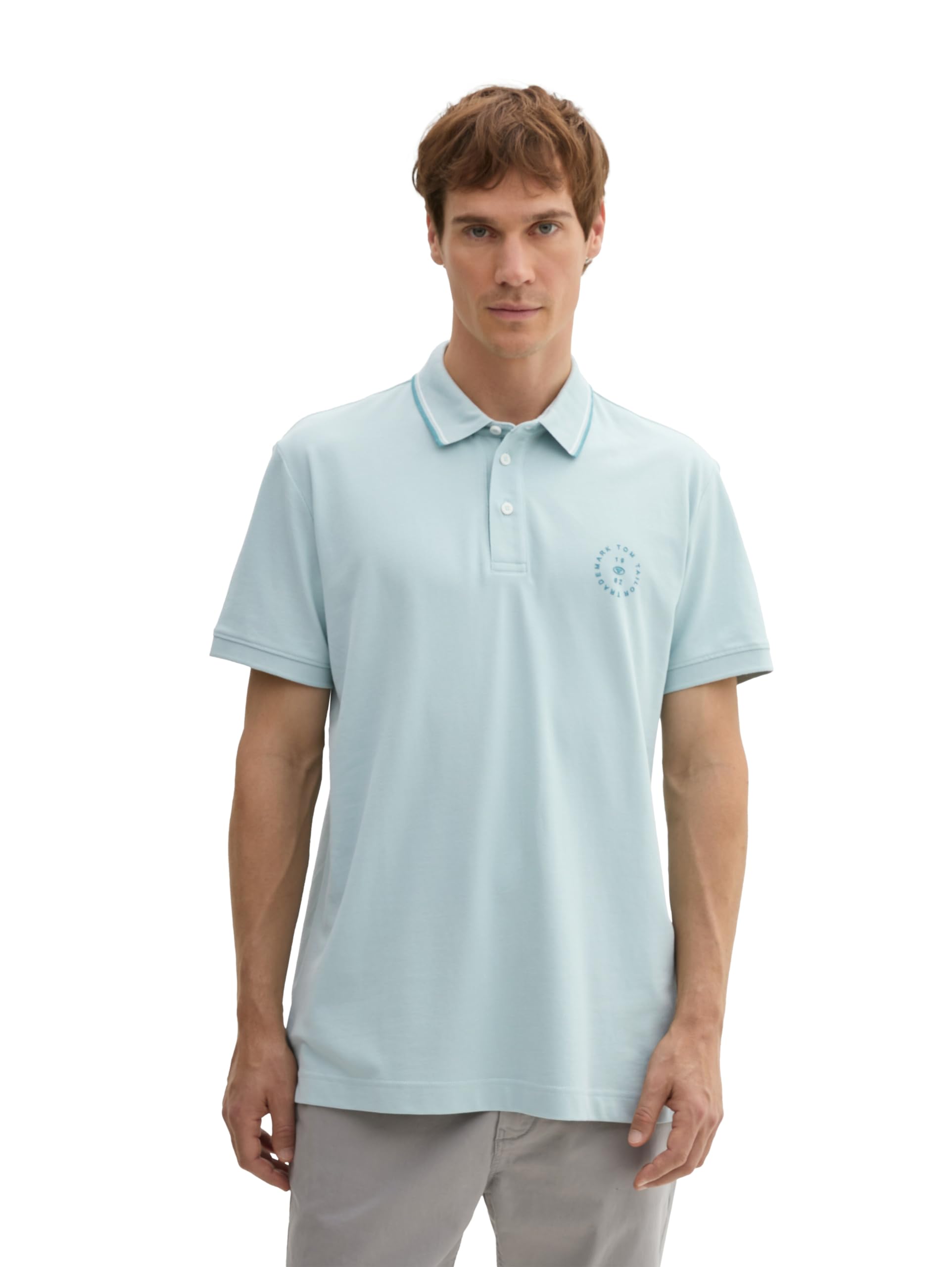 tom-tailor-herren-basic-piqu-poloshirt-mit-logo-print-2 image 7